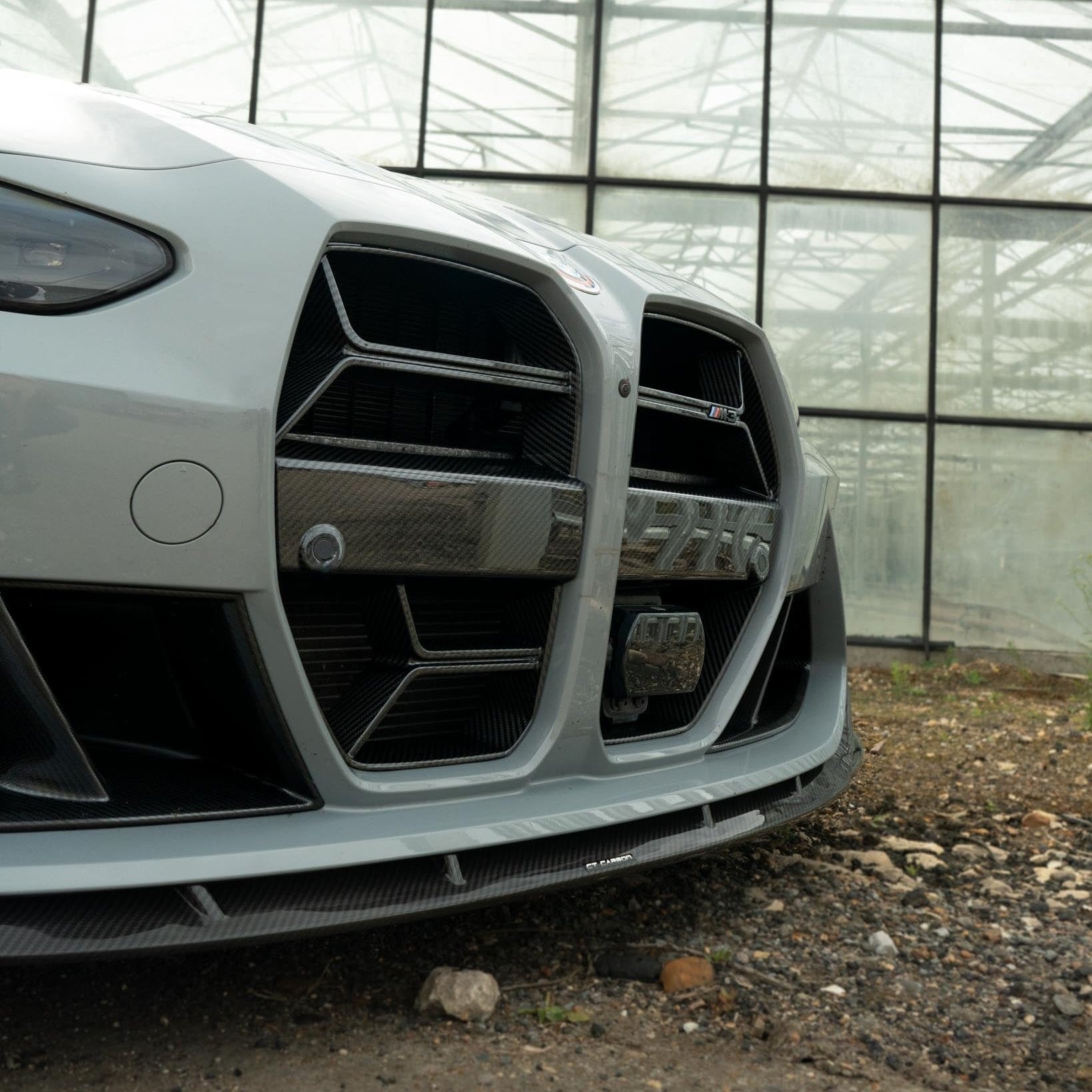 BMW M3/M4 G80/G81/G82/G83 CARBON FIBRE SPLITTER - V2 - CT DESIGN