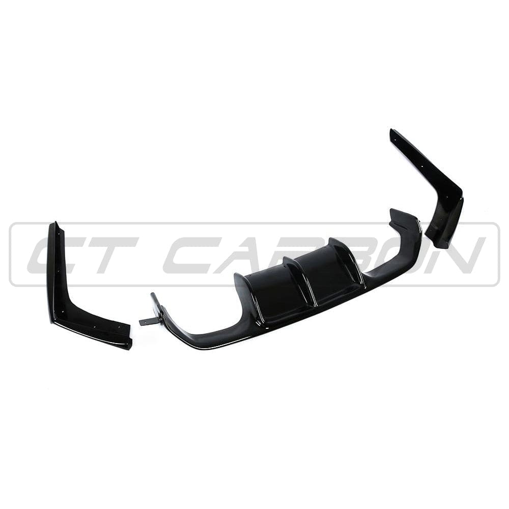 CT CARBON Splitter BMW M4 (F82) COUPE FULL GLOSS BLACK KIT