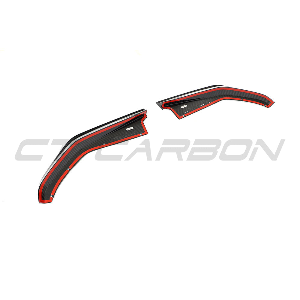 BMW M4 G82/G83 CARBON FIBRE REAR CORNER EXTENSIONS - CT DESIGN