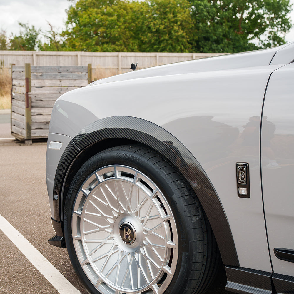 ROLLS ROYCE CULLINAN CARBON FIBRE WHEEL ARCH EXTENSIONS - CT DESIGN