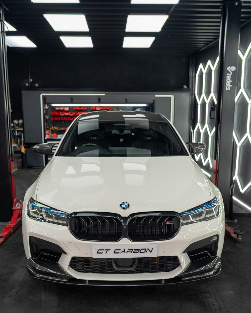BMW F90 M5 & M5C COMPETITION PRE LCI CARBON FIBRE SPLITTER - 3D STYLE