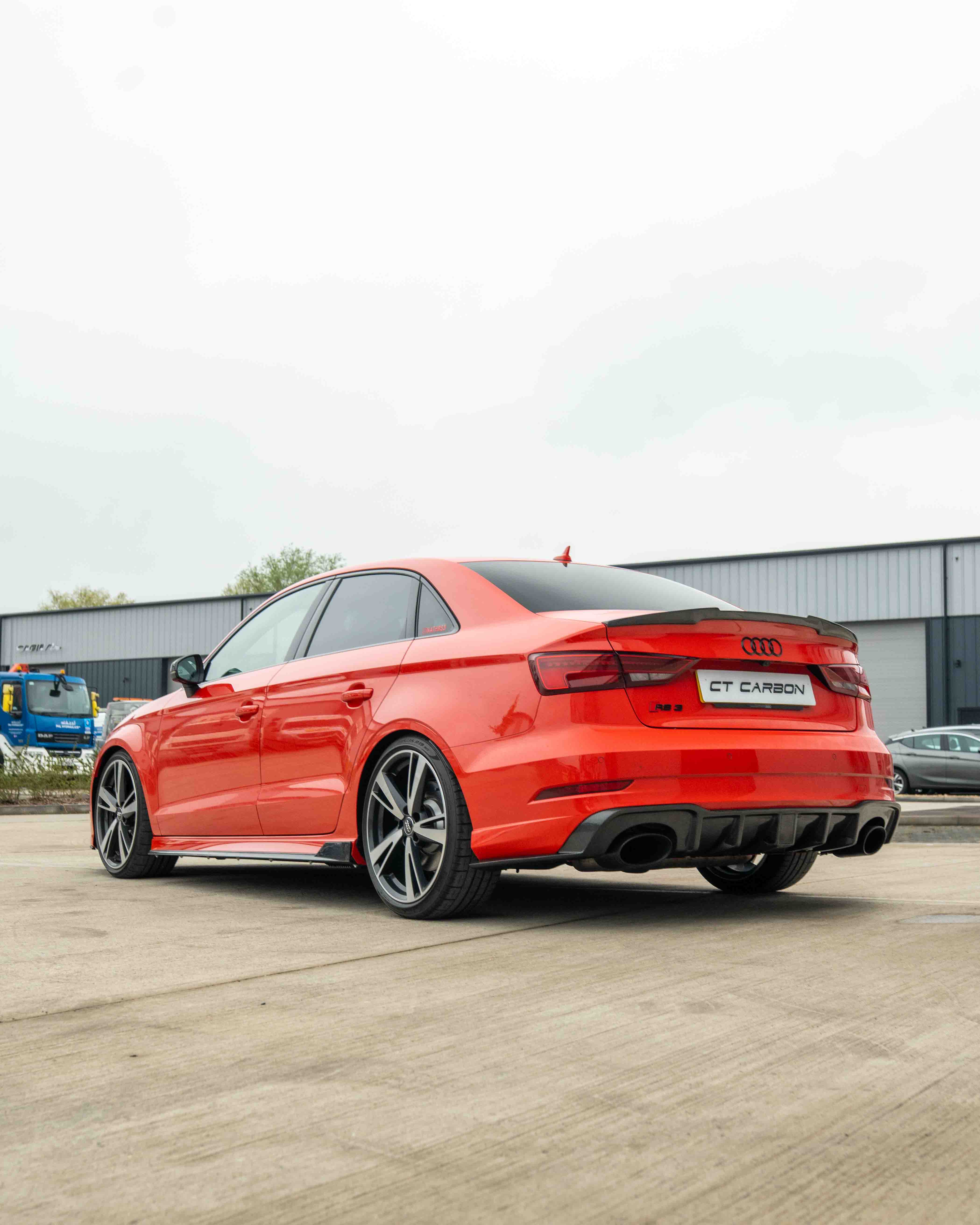 AUDI A3 S3 RS3 8V SALOON CARBON FIBRE SPOILER - V STYLE