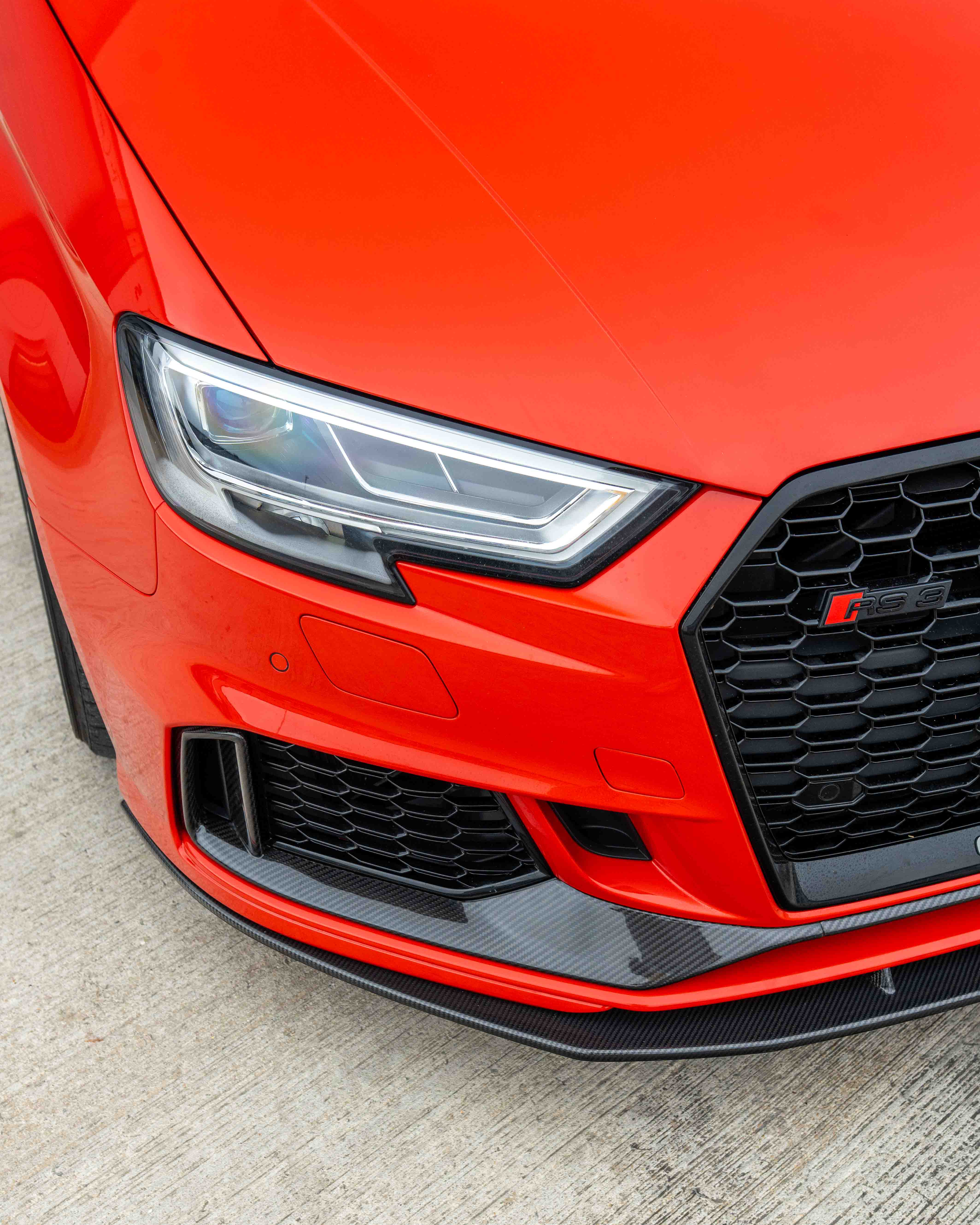 AUDI RS3 8V SALOON CARBON FIBRE SPLITTER