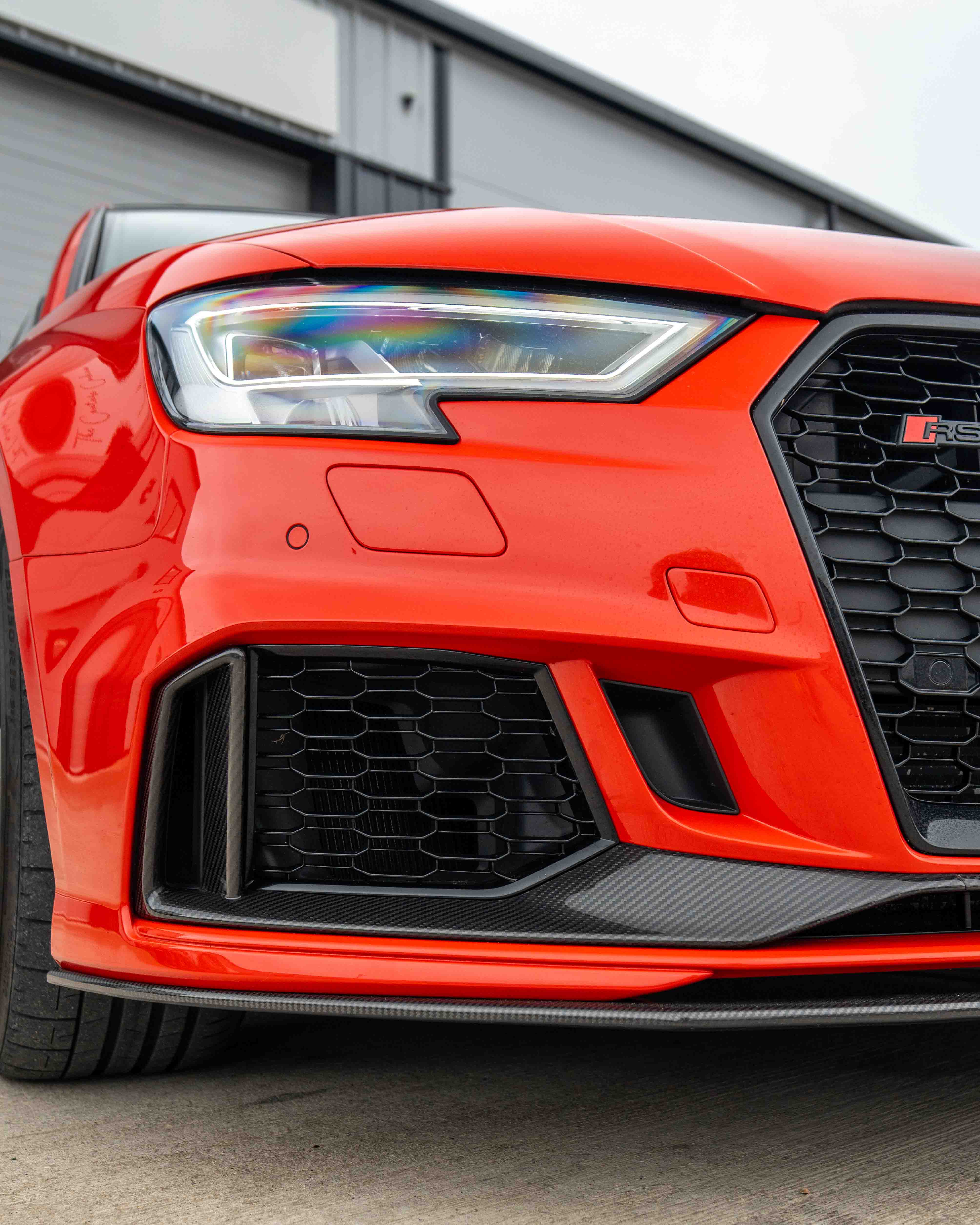 AUDI RS3 8V SALOON CARBON FIBRE SPLITTER