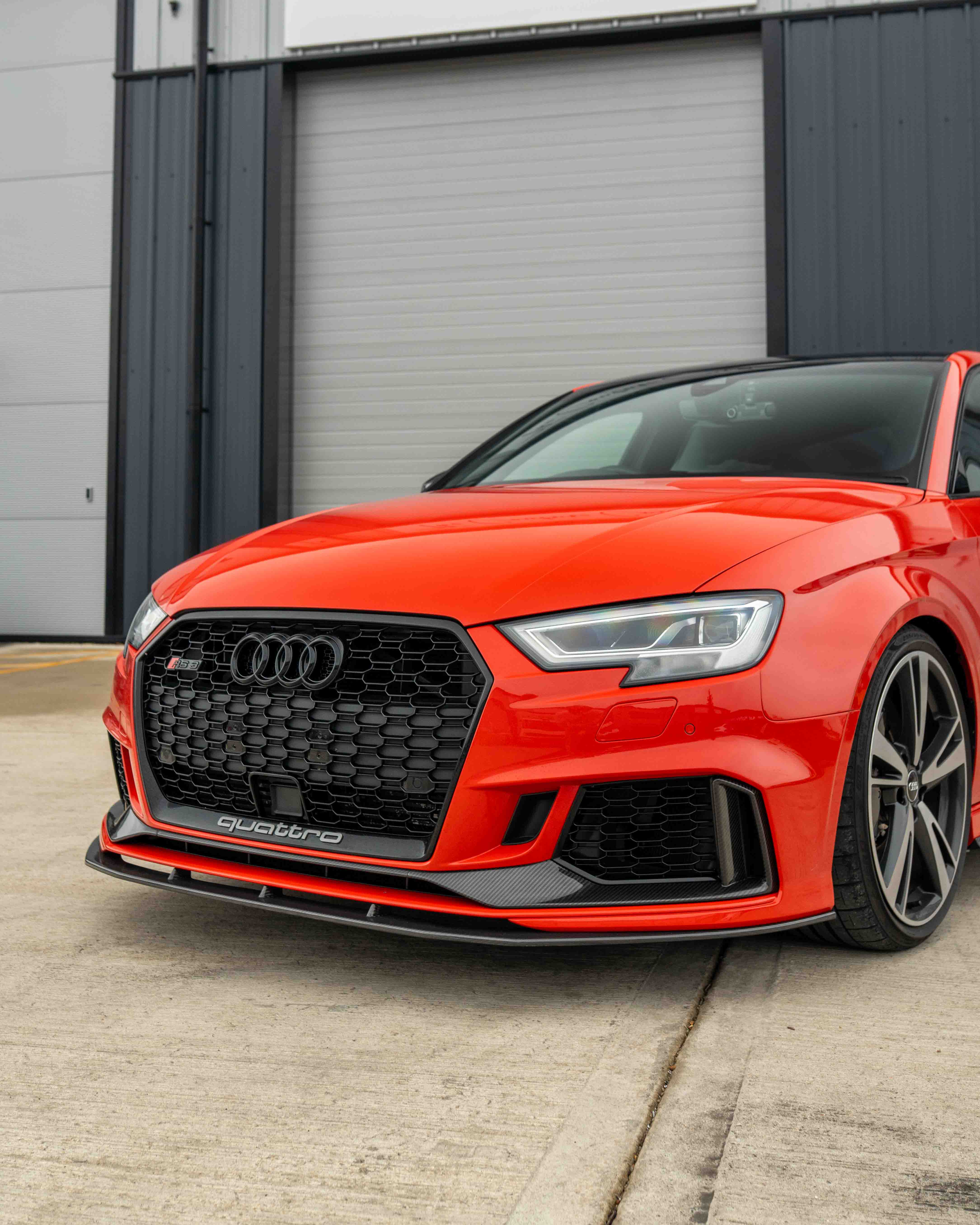 AUDI RS3 8V SALOON CARBON FIBRE SPLITTER