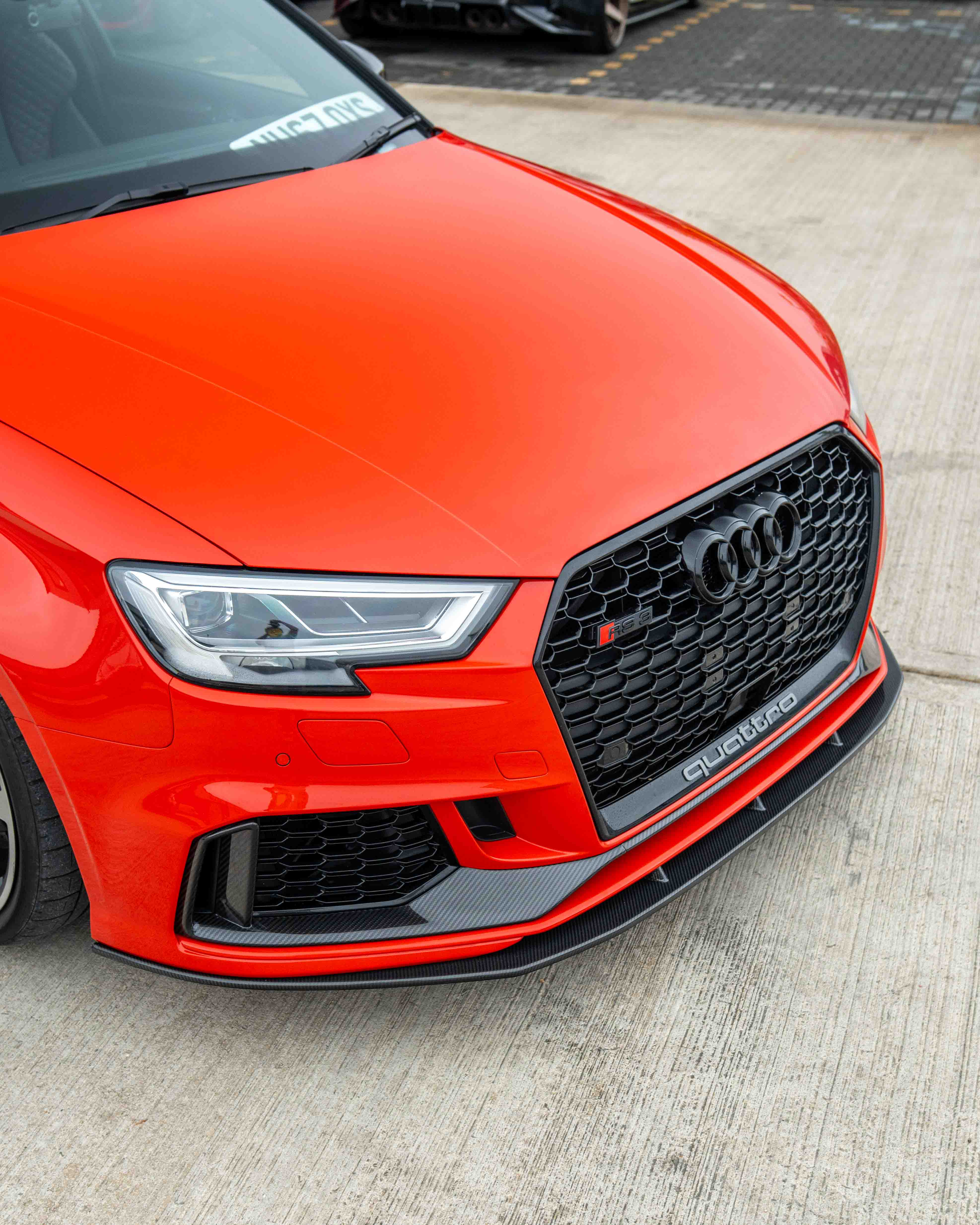 AUDI RS3 8V SALOON CARBON FIBRE SPLITTER