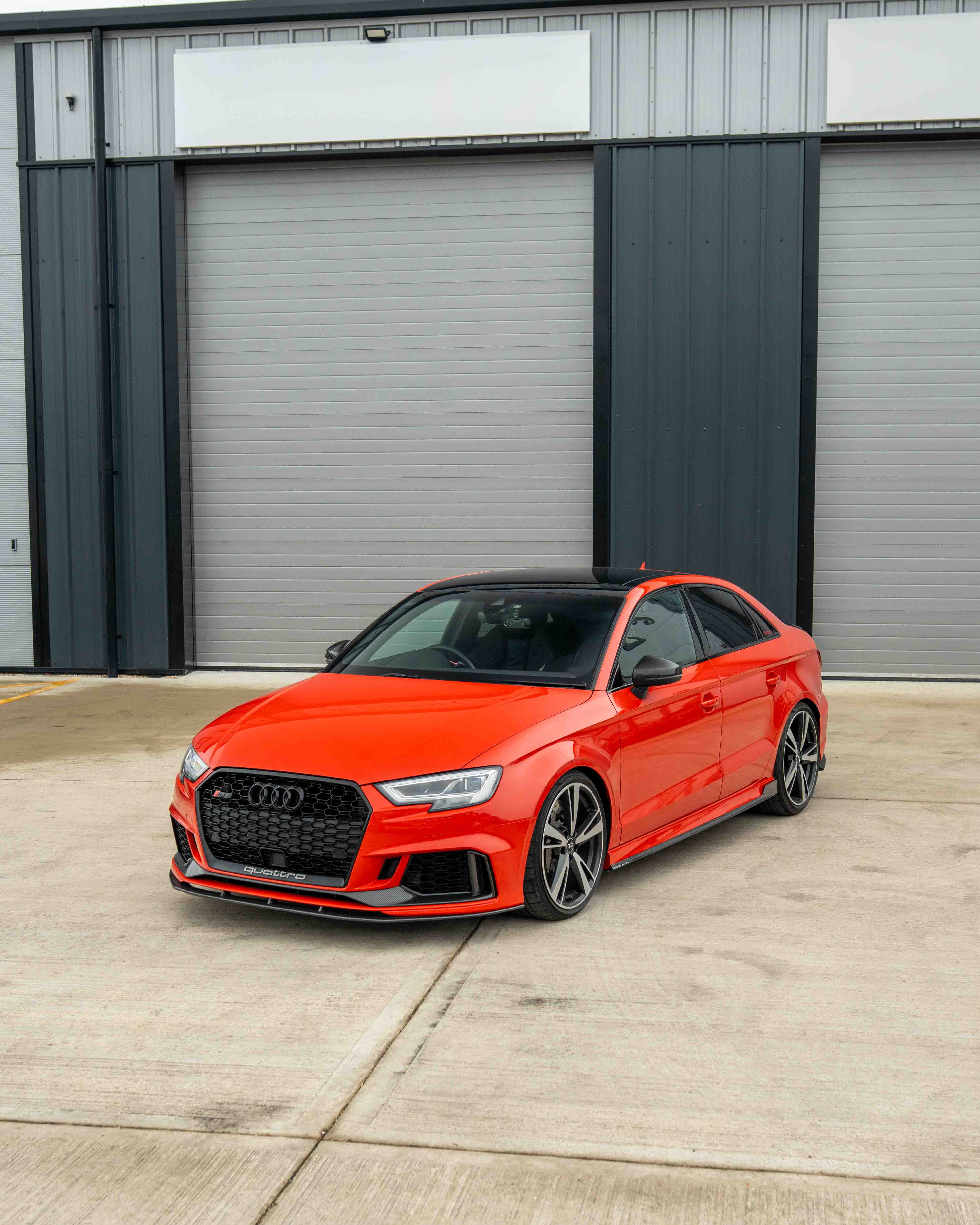 AUDI RS3 8V SALOON CARBON FIBRE SPLITTER