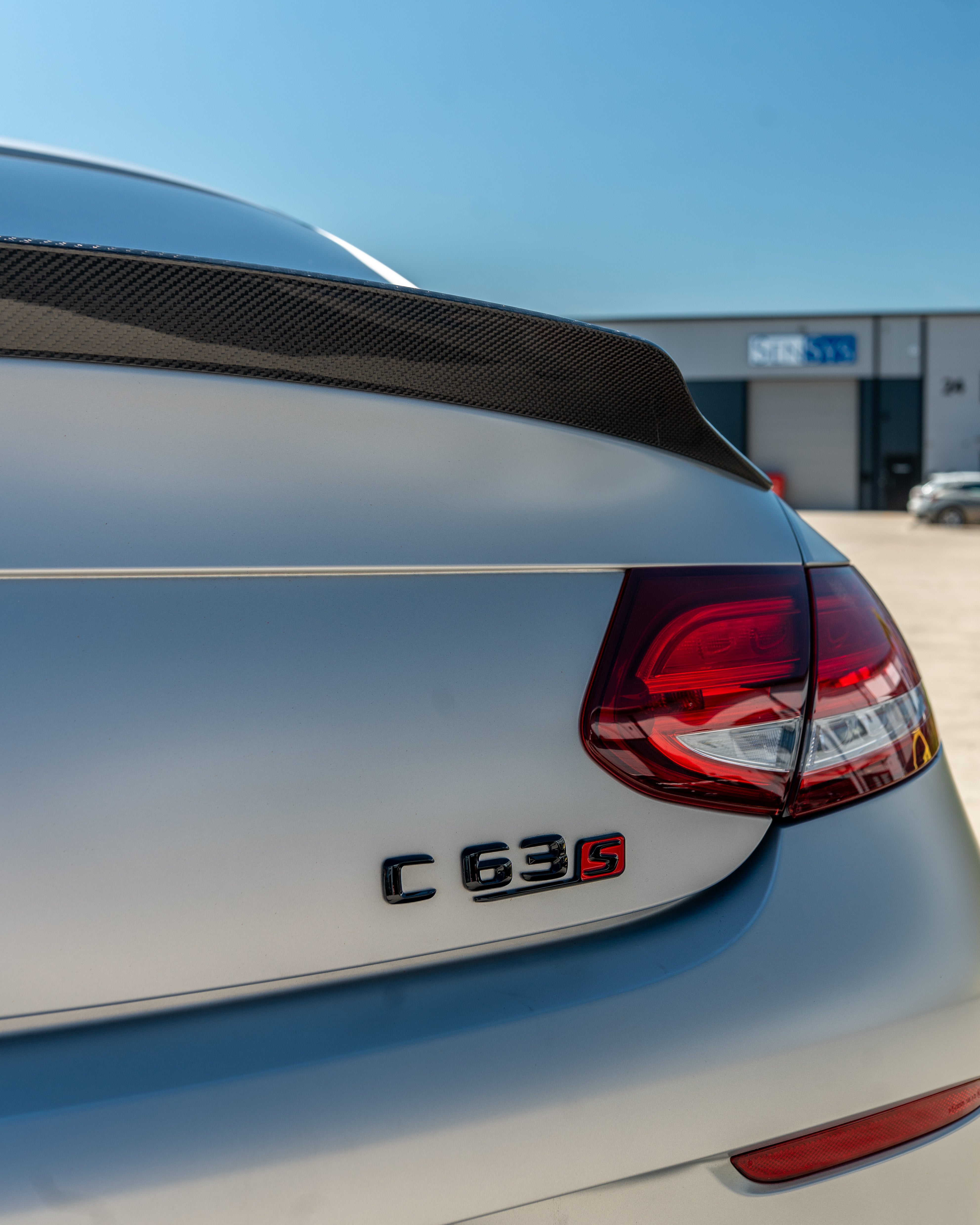 MERCEDES C63/C63S W205 COUPE CARBON SPOILER - DUCKTAIL PS STYLE