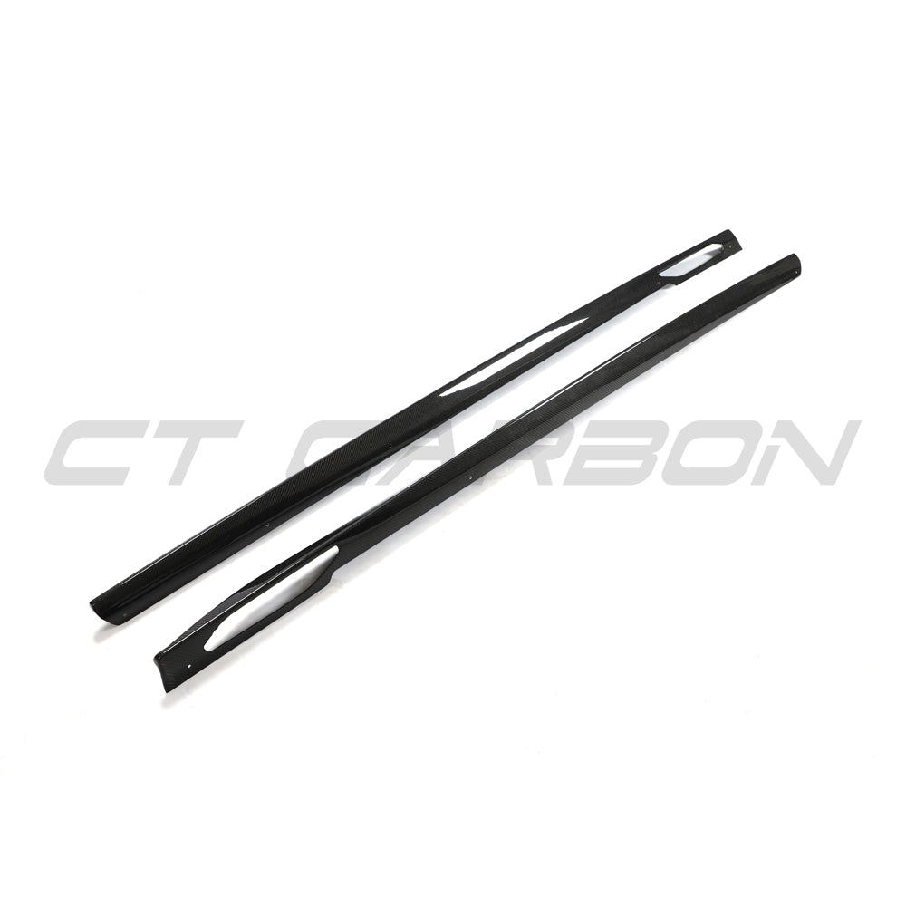 BMW 4 SERIES 2020+ G26 & i4 CARBON FIBRE SIDE SKIRTS