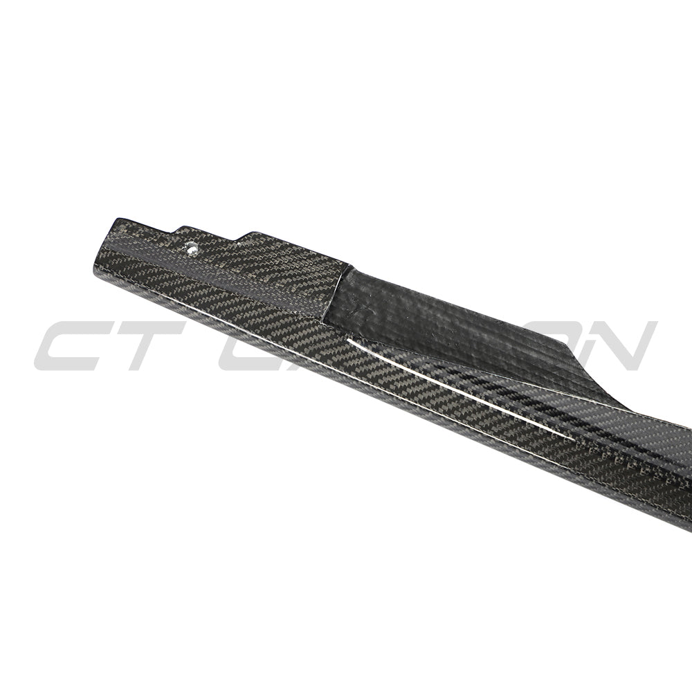 VW GOLF MK8 2020+ R CARBON FIBRE SIDE SKIRTS - V2