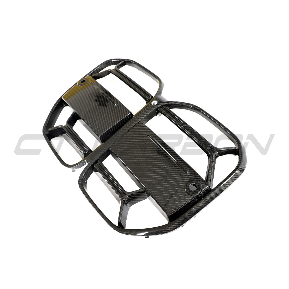 BMW 4 SERIES 2020+ G22/G23 CARBON FIBRE CSL GRILLE - WITHOUT ACC