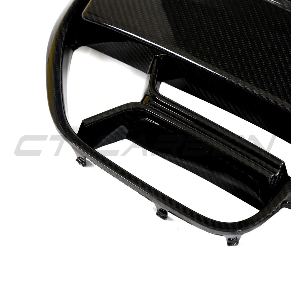 BMW 4 SERIES 2020+ G22/G23 CARBON FIBRE CSL GRILLE - WITHOUT ACC