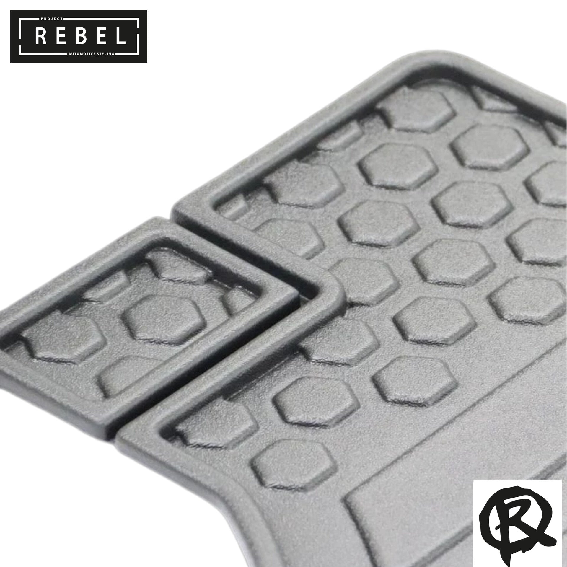 Defender L663 - Rear Rubber Loadspace Mat