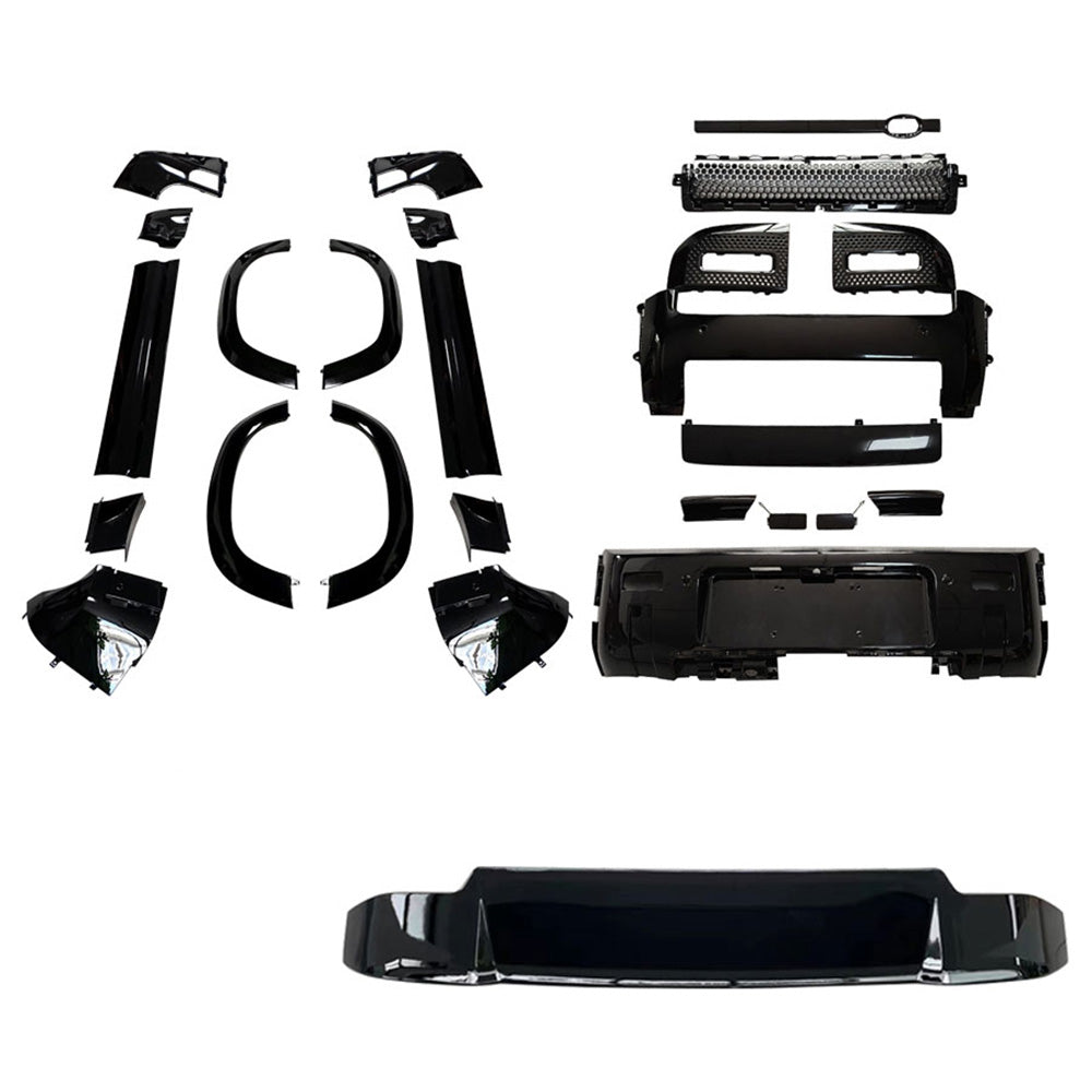 LAND ROVER DEFENDER L663 90 GLOSS BLACK KIT - V2