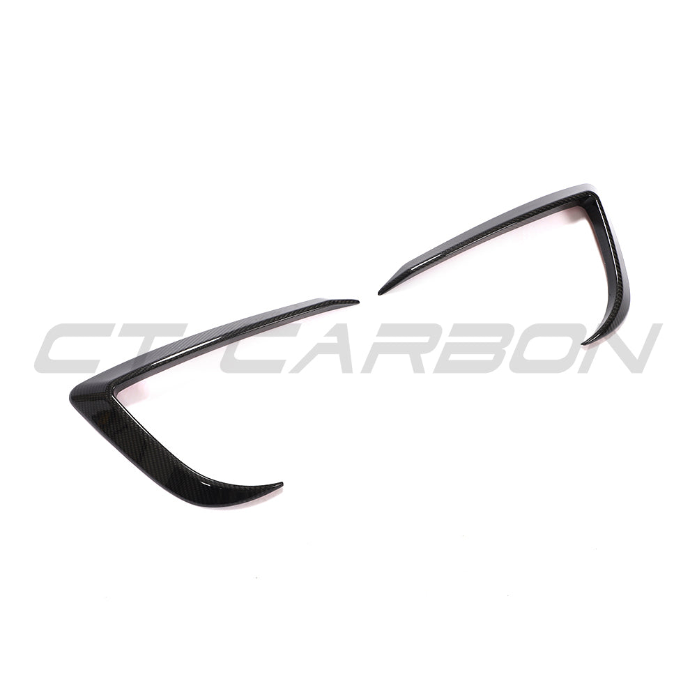 TESLA MODEL 3 2017-2023 CARBON FIBRE FRONT BUMPER CANARDS