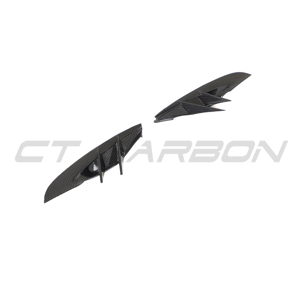 TOYOTA SUPRA 2020+ A90 CARBON FIBRE FRONT BUMPER VENT TRIM