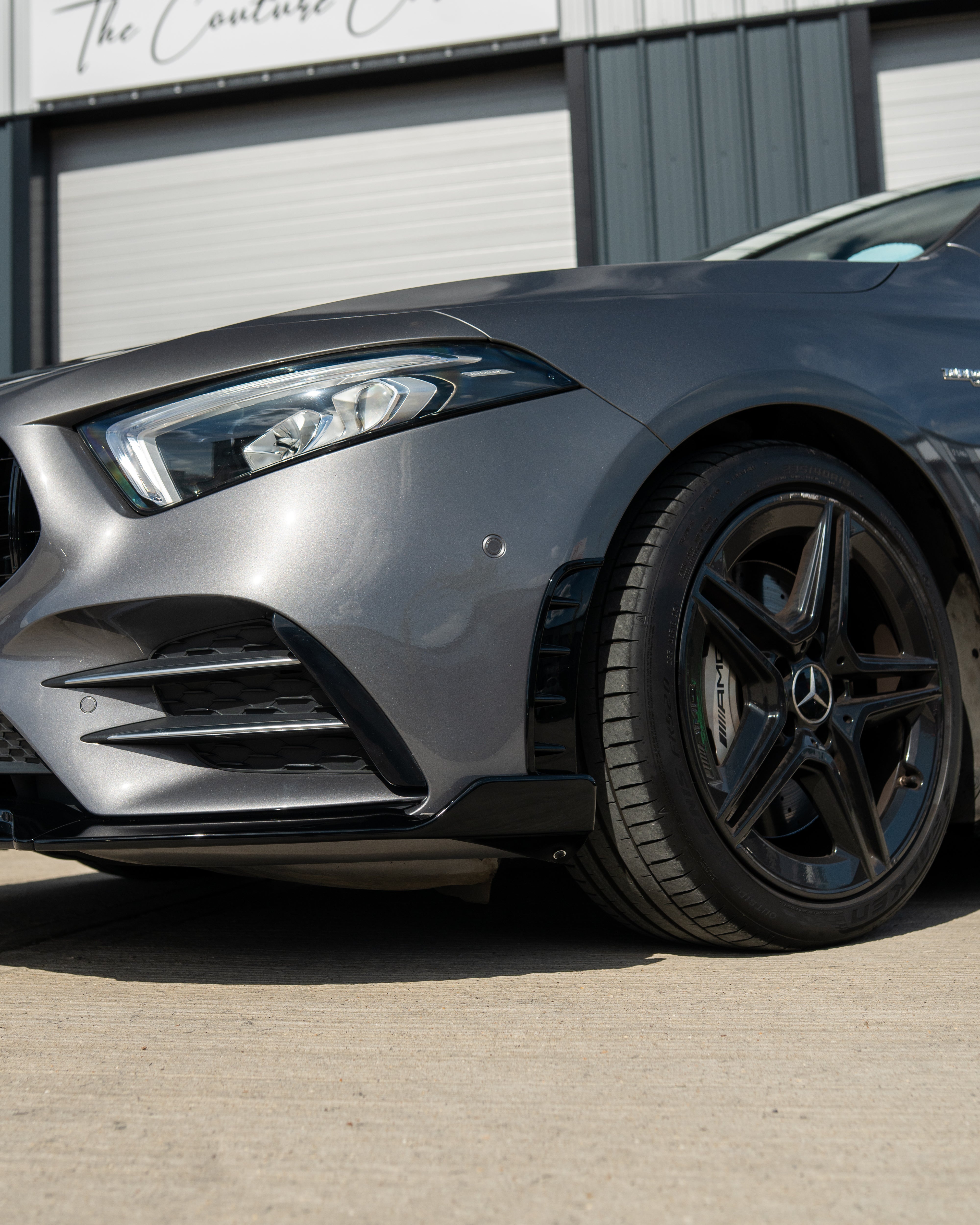 MERCEDES A-CLASS W177 2018-2022 GLOSS BLACK FRONT BUMPER VENTS