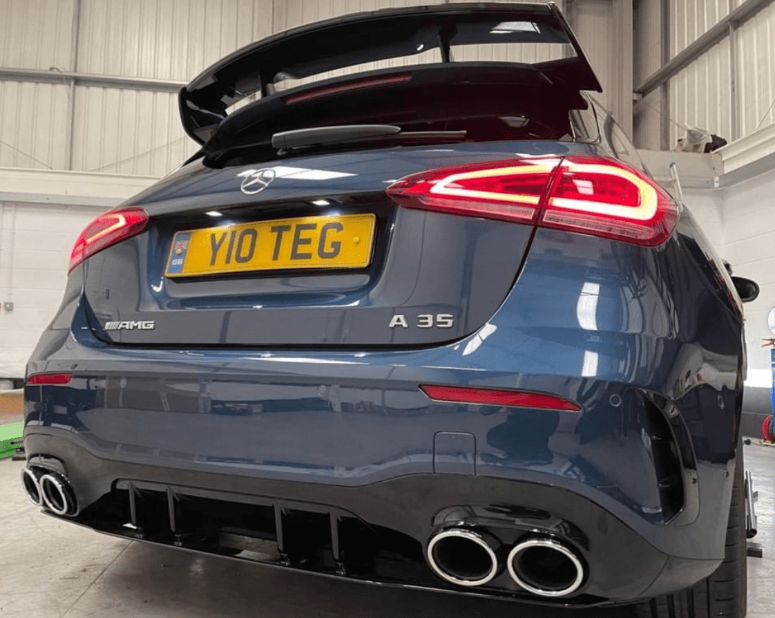 BLAK BY CT Rear Wing MERCEDES A-CLASS W177 GLOSS BLACK SPOILER - WING