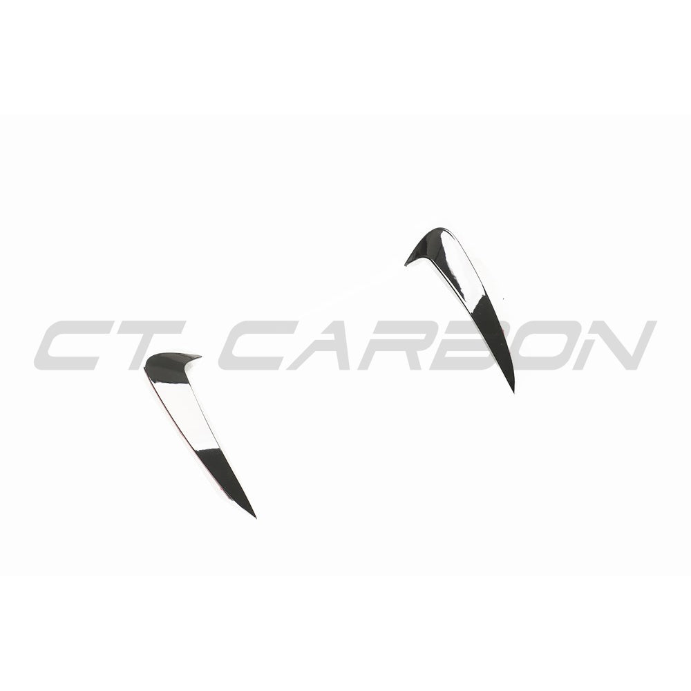 MERCEDES C-CLASS & C43 W205 COUPE GLOSS BLACK REAR BUMPER TRIM