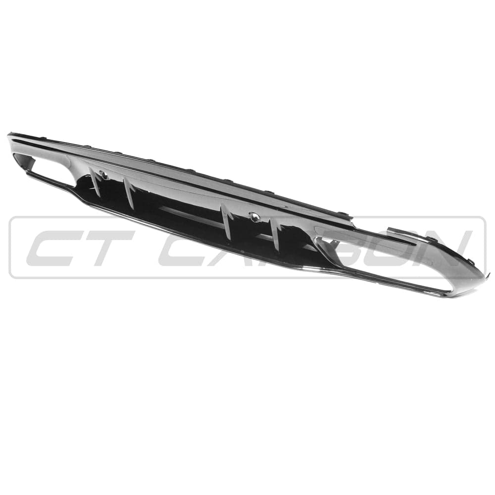 CT CARBON Diffuser MERCEDES C-CLASS SALOON/ESTATE W205 GLOSS BLACK DIFFUSER & TIPS