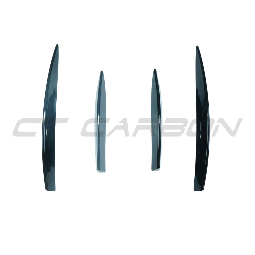 MERCEDES V177 & W177 2023+ A CLASS GLOSS BLACK FRONT LOWER GRILL TRIM