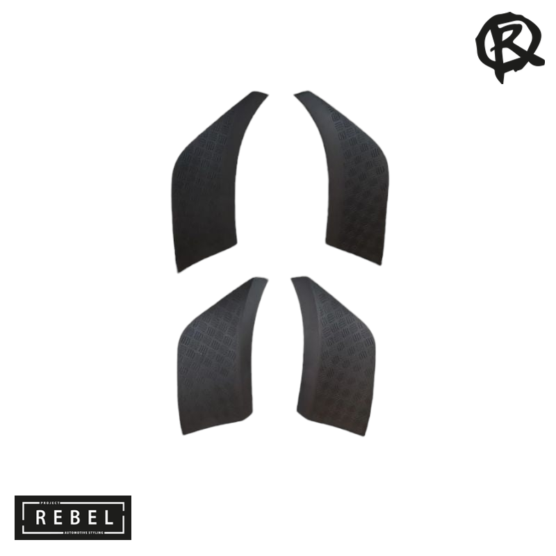 Defender L663 90/110 9 - Piece Chequer Plate Protection Kit