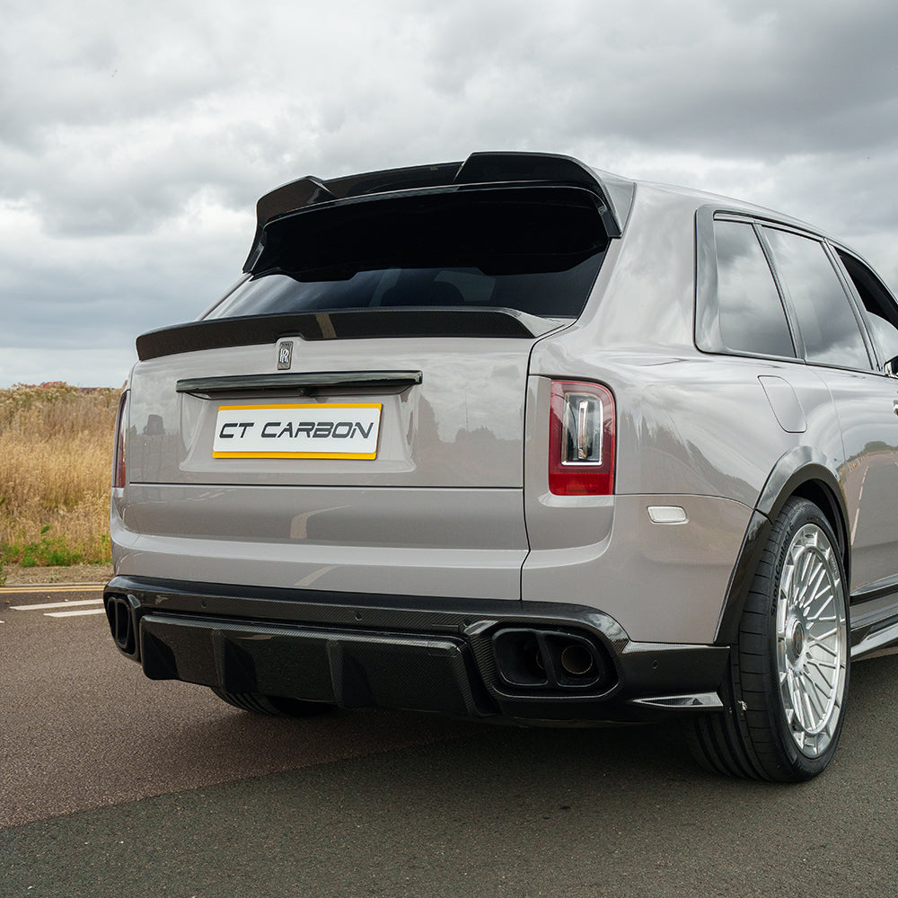 ROLLS ROYCE CULLINAN CARBON FIBRE MIDDLE SPOILER - CT DESIGN