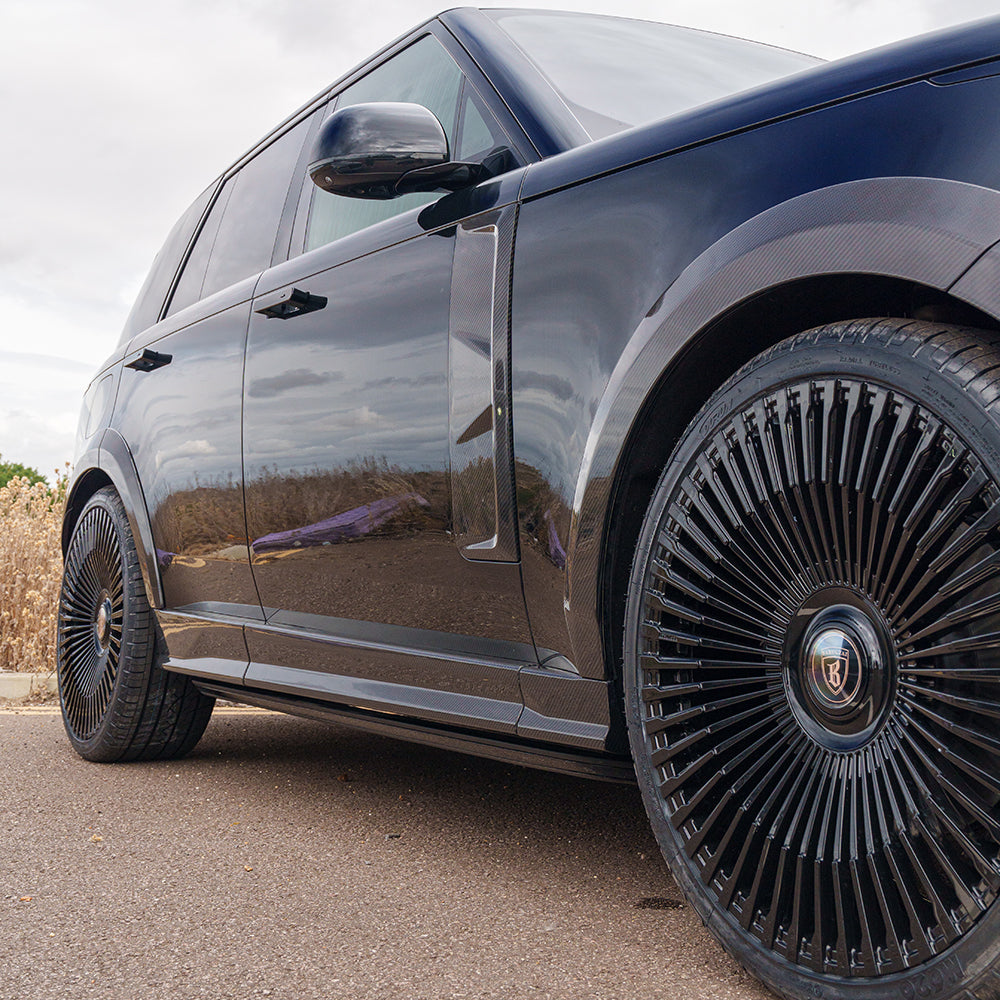 RANGE ROVER L460 2022+ CARBON FIBRE SIDE SKIRTS - CT DESIGN