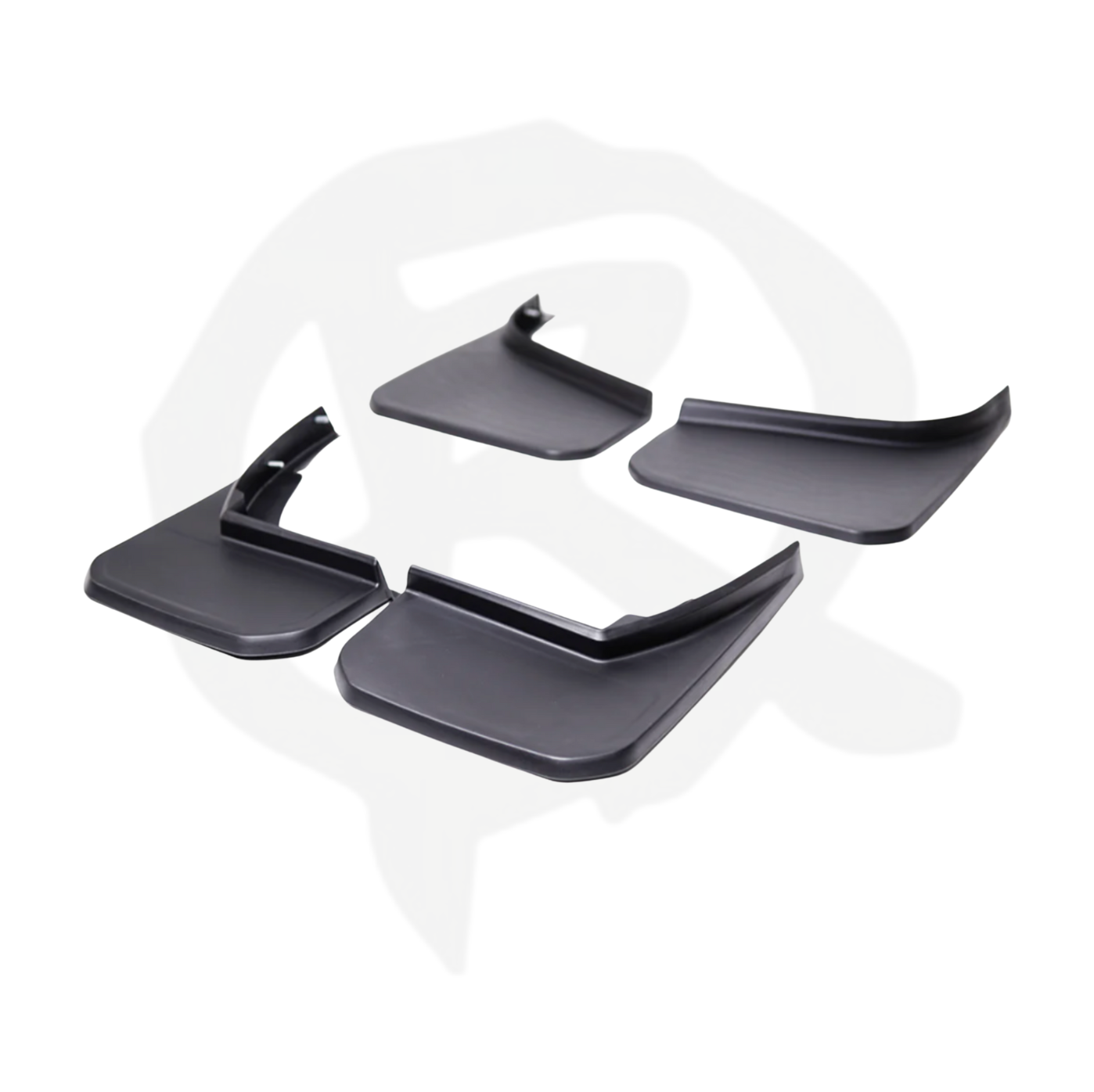 Defender L663 Plain Classic Mud Flaps Limited Offer - Front + Back