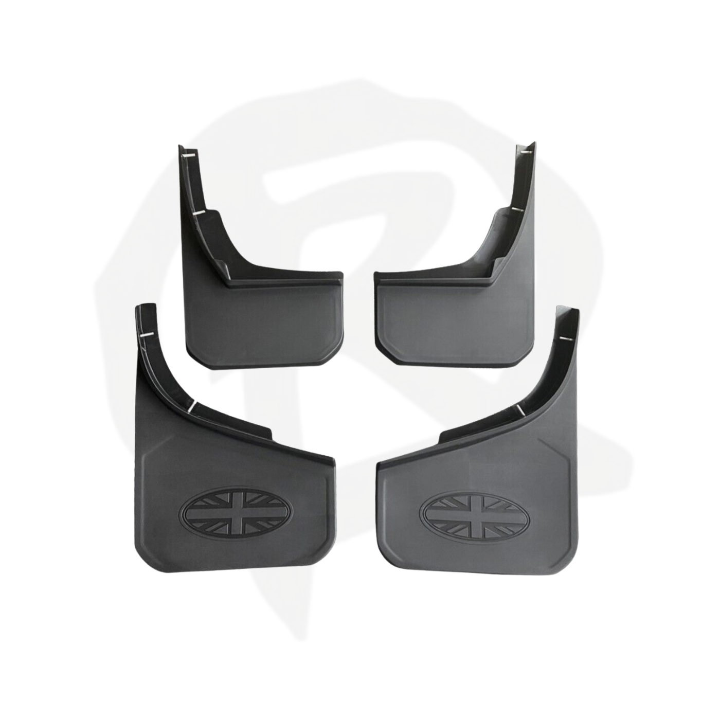 Defender L663 Mud Flaps Union Jack - Front + Back