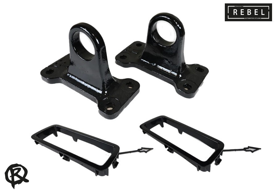 DEFENDER BLACK TOW LOOPS
