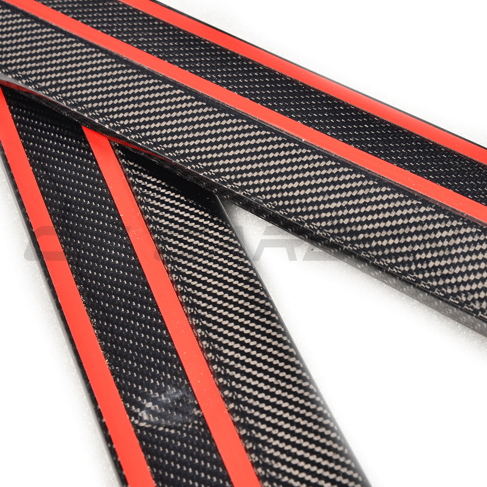 VW GOLF GTD/GTI MK7/7.5 2014-2020 CARBON FIBRE SIDE SKIRTS