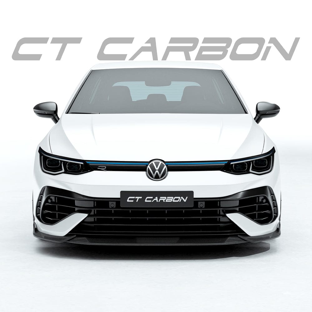 CT CARBON Spoiler VW GOLF MK8 R CARBON FIBRE SPLITTER - CT DESIGN