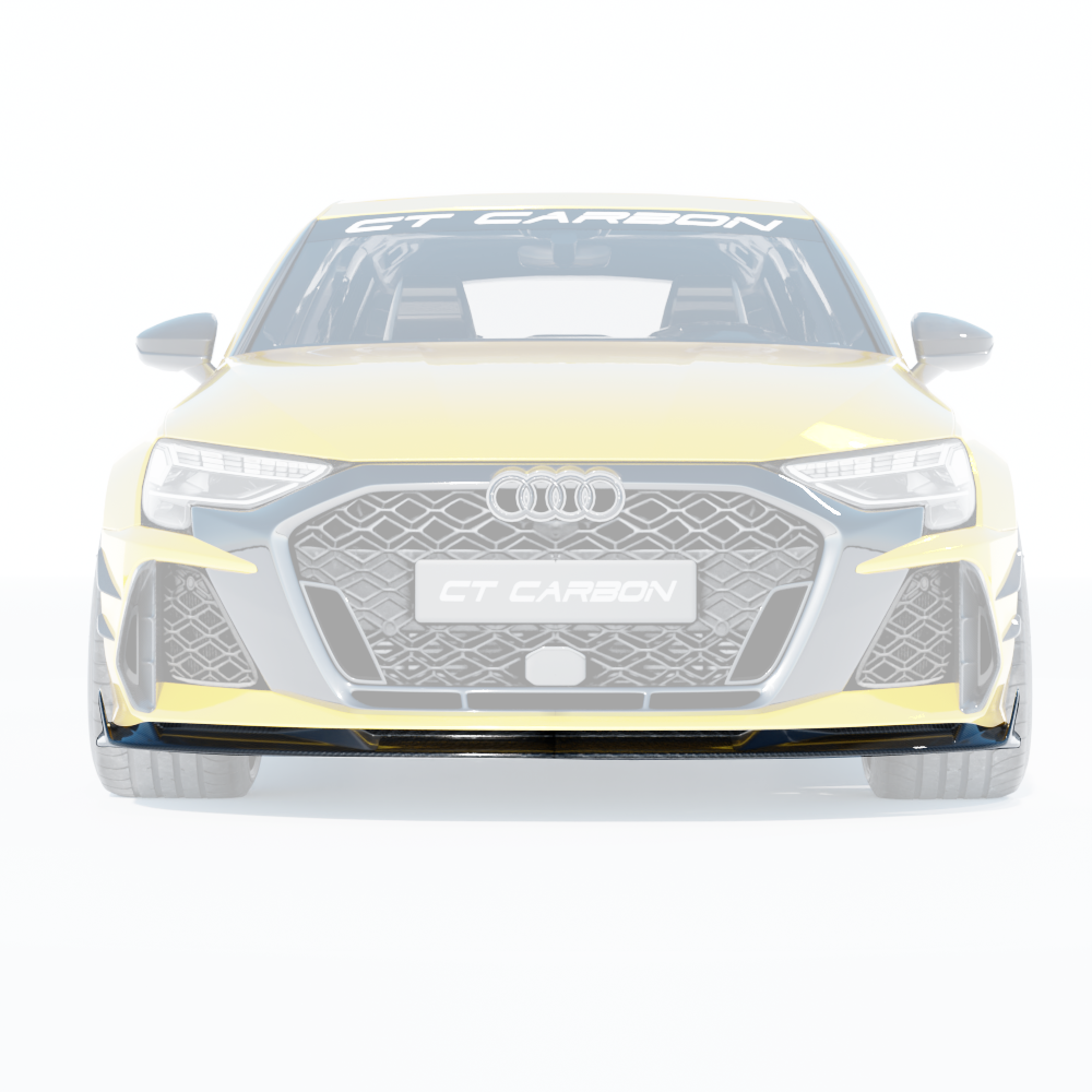 AUDI RS3 8Y 2025+ CARBON FIBRE SPLITTER - CT DESIGN