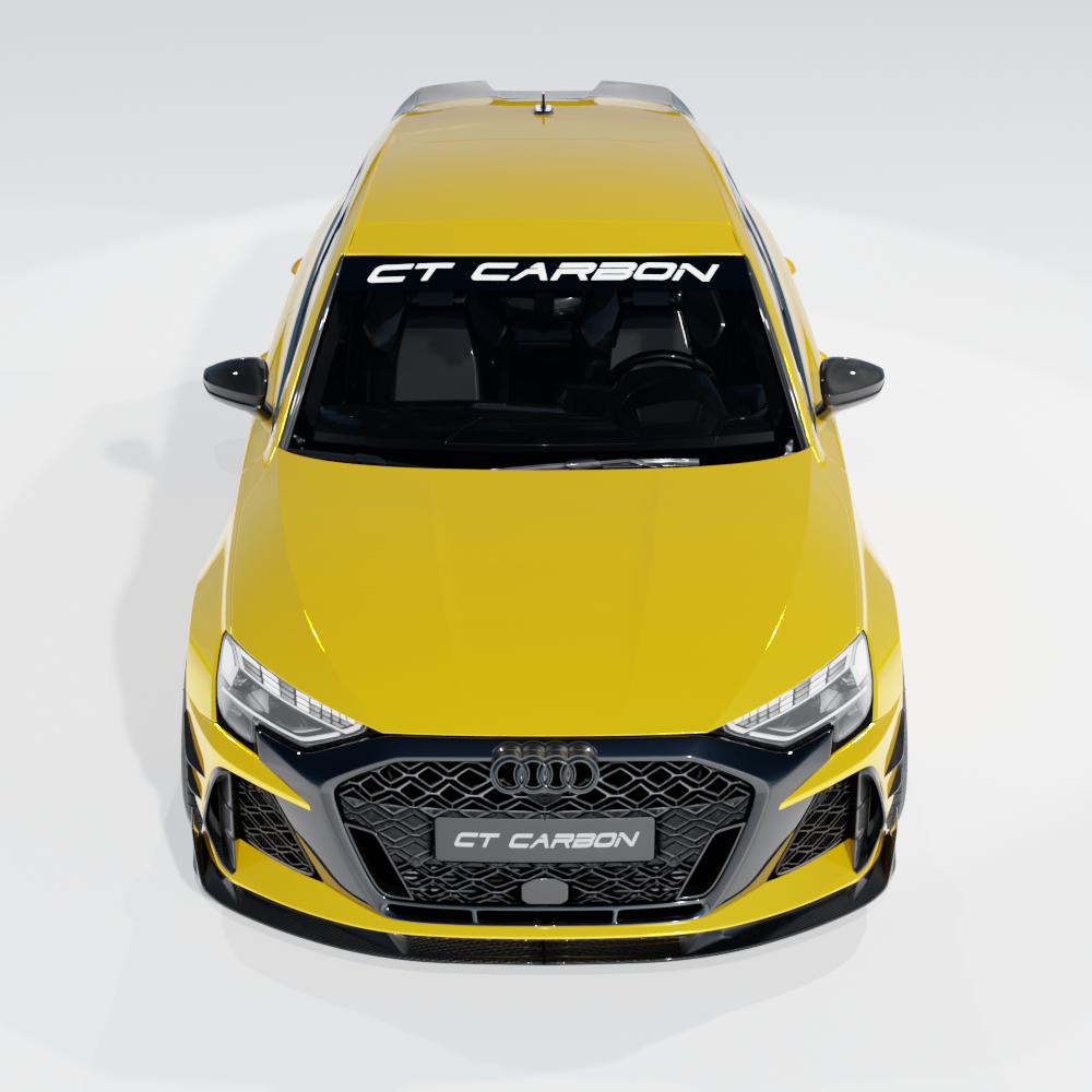 AUDI RS3 8Y 2025+ CARBON FIBRE SPLITTER - CT DESIGN
