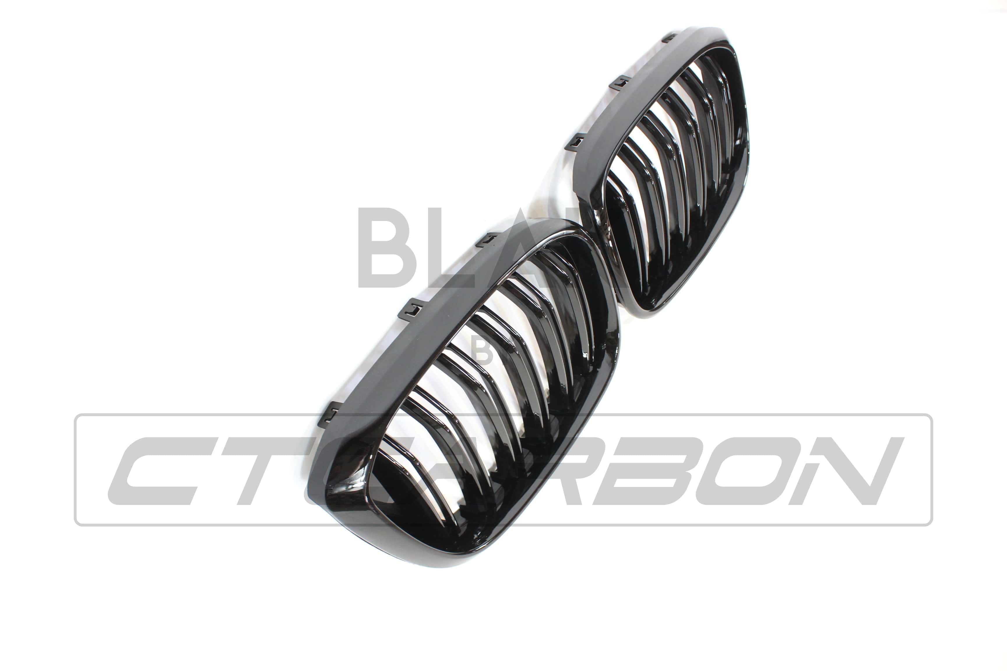 BLAK BY CT GRILLE BMW G01 X3 DOUBLE SLAT BLACK GRILLES - BLAK BY CT CARBON
