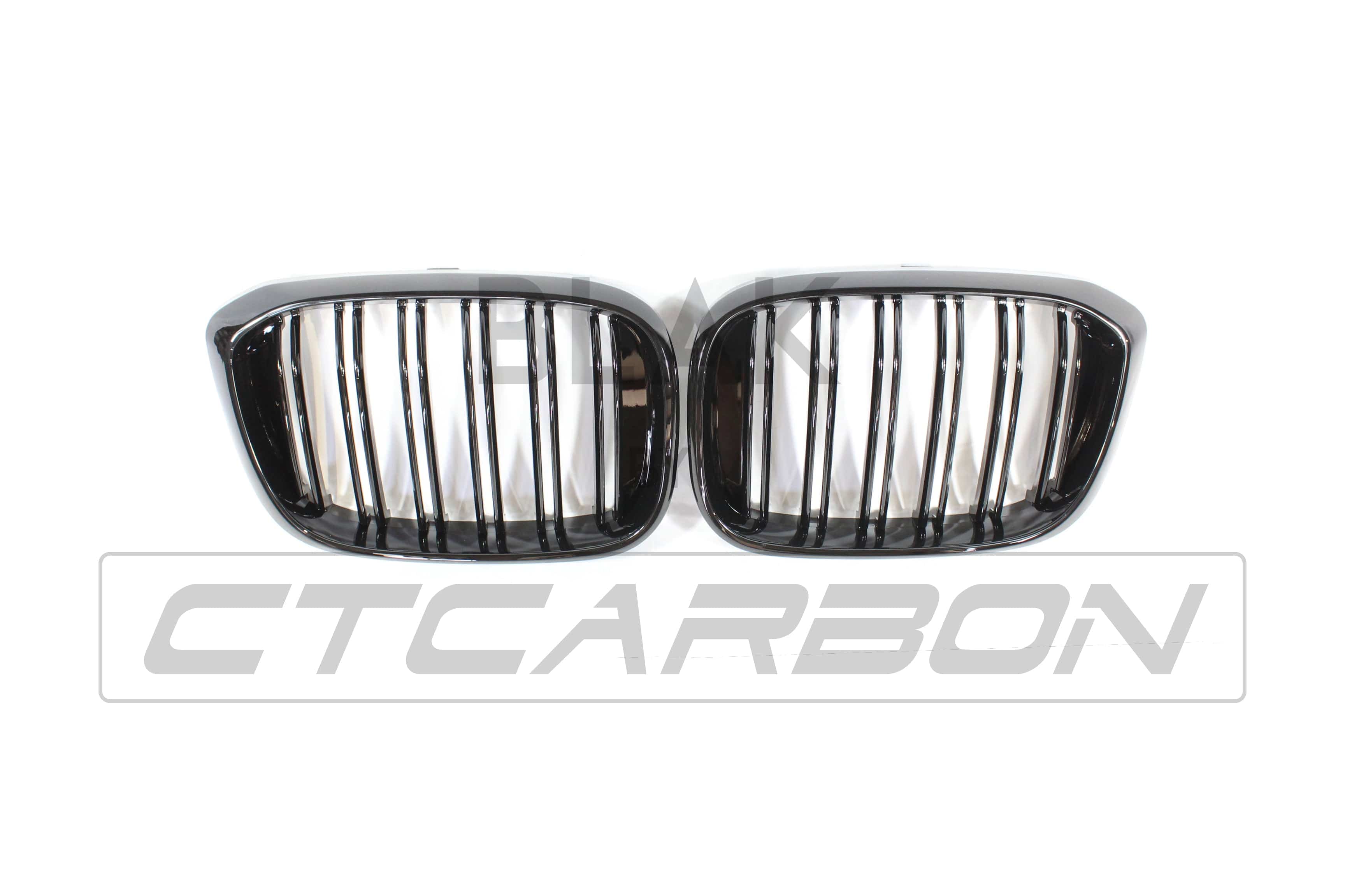 BLAK BY CT GRILLE BMW G01 X3 DOUBLE SLAT BLACK GRILLES - BLAK BY CT CARBON