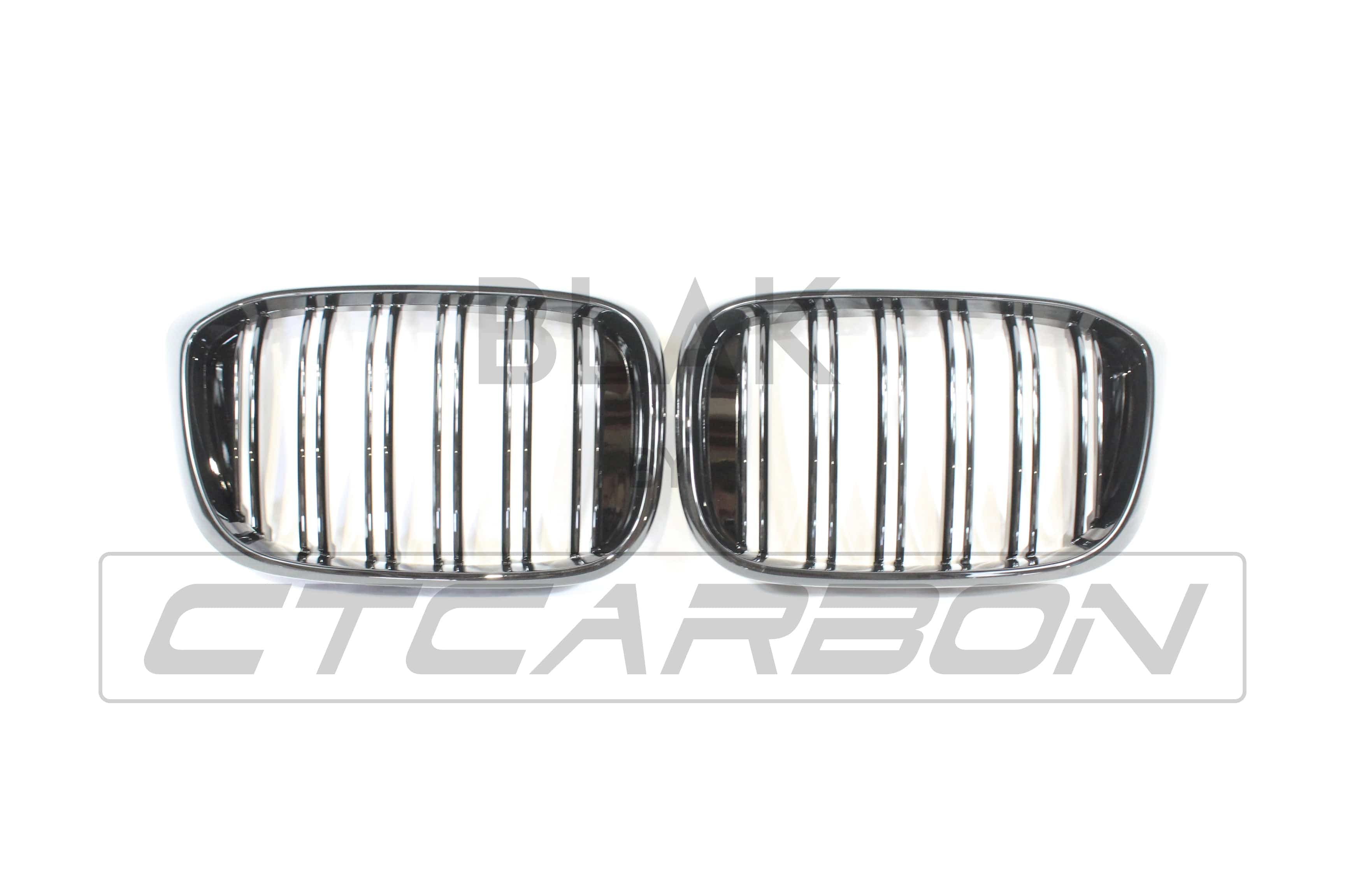 BLAK BY CT GRILLE BMW G01 X3 DOUBLE SLAT BLACK GRILLES - BLAK BY CT CARBON