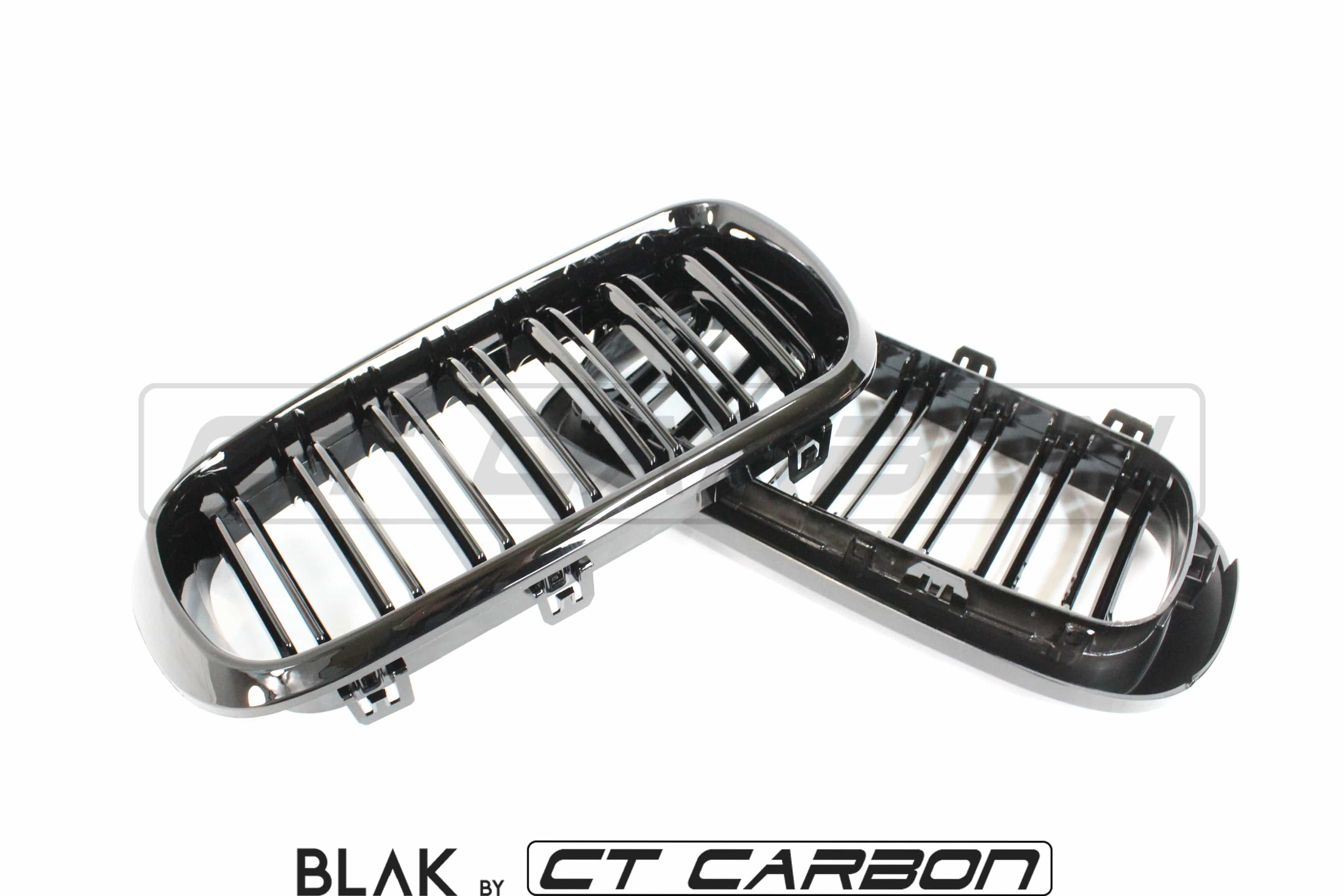 BLAK BY CT Splitter BMW X5M/X6M F16 & F15 DOUBLE SLAT GRILLES - BLAK BY CT CARBON