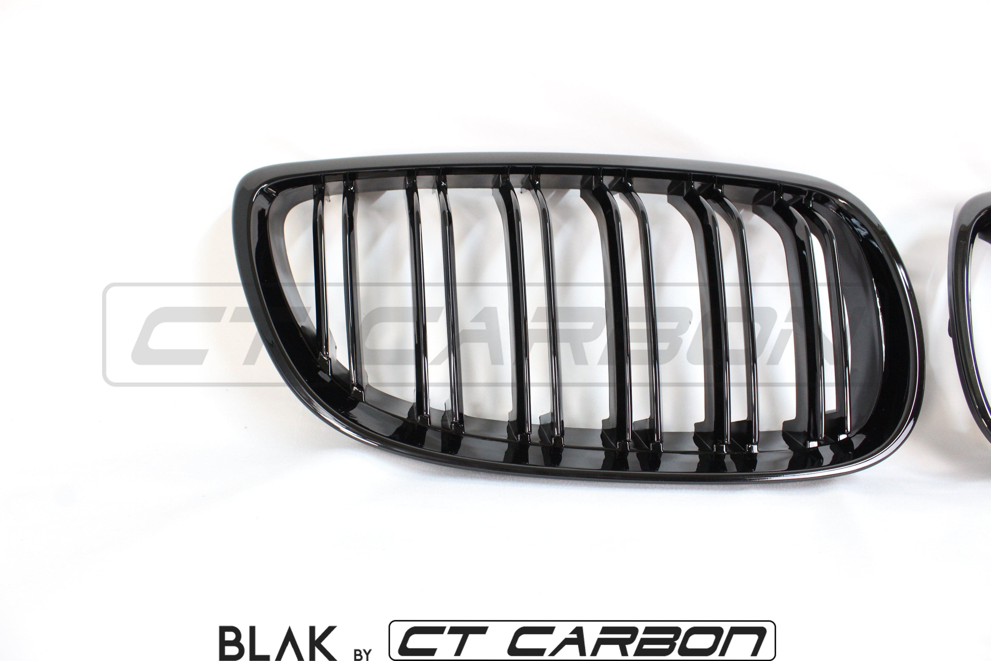 BLAK BY CT Vehicles & Parts BMW M3 / 3 SERIES E92/E93 DOUBLE SLAT BLACK GRILLES - BLAK BY CT CARBON