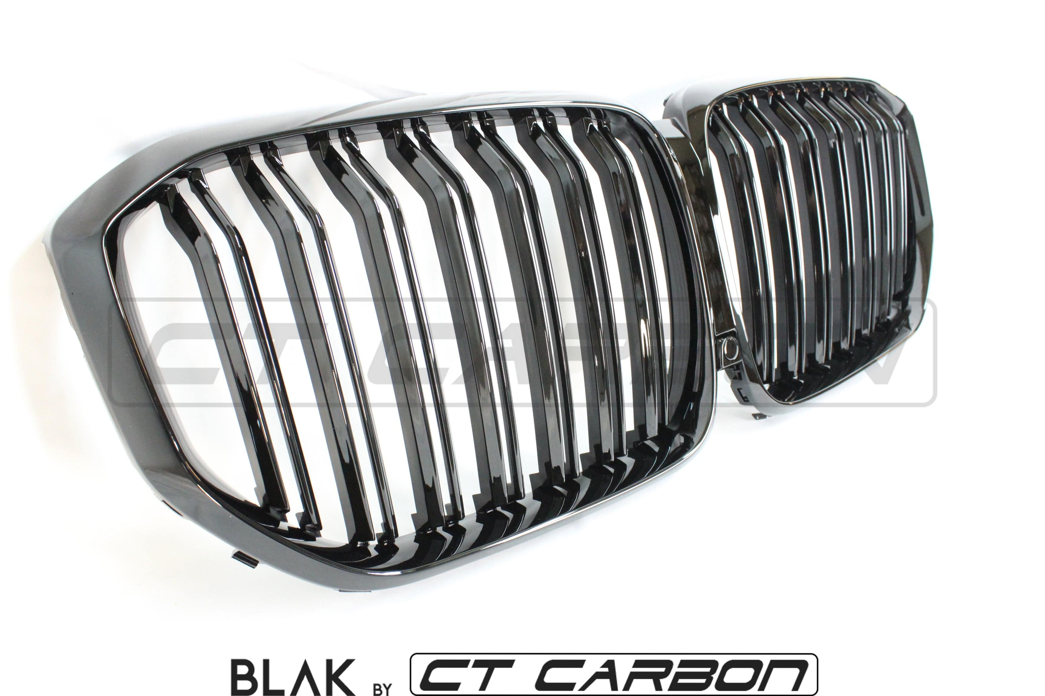 BLAK BY CT Vehicles & Parts BMW X5 G05 DOUBLE SLAT BLACK GRILLES - BLAK BY CT CARBON