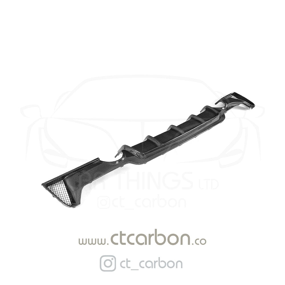 CT CARBON DIFFUSER BMW F32 & F33 4 SERIES CARBON FIBRE DIFFUSER - MP STYLE - DUAL EXHAUST