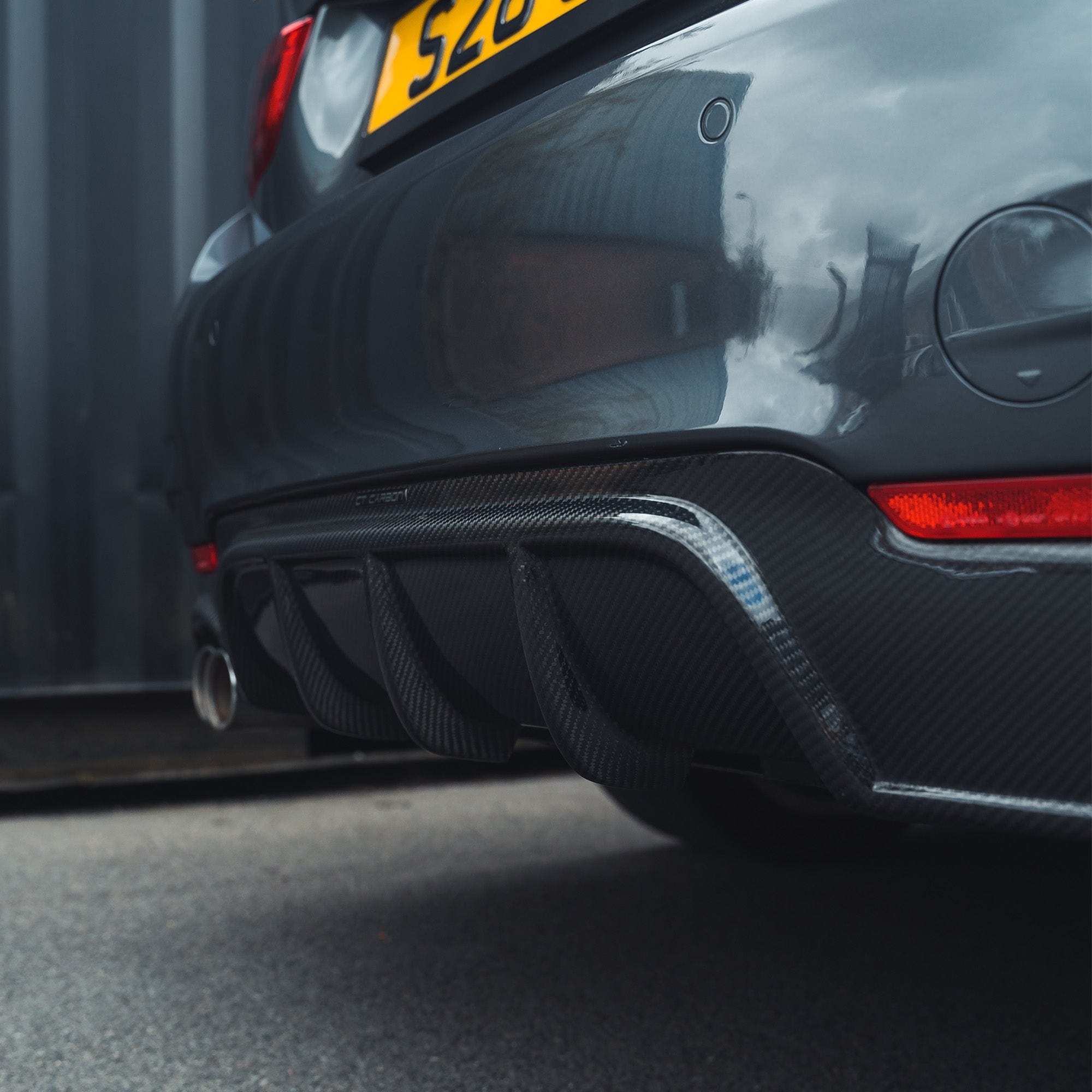 CT CARBON DIFFUSER BMW F32 & F33 4 SERIES CARBON FIBRE DIFFUSER - MP STYLE - TWIN EXHAUST