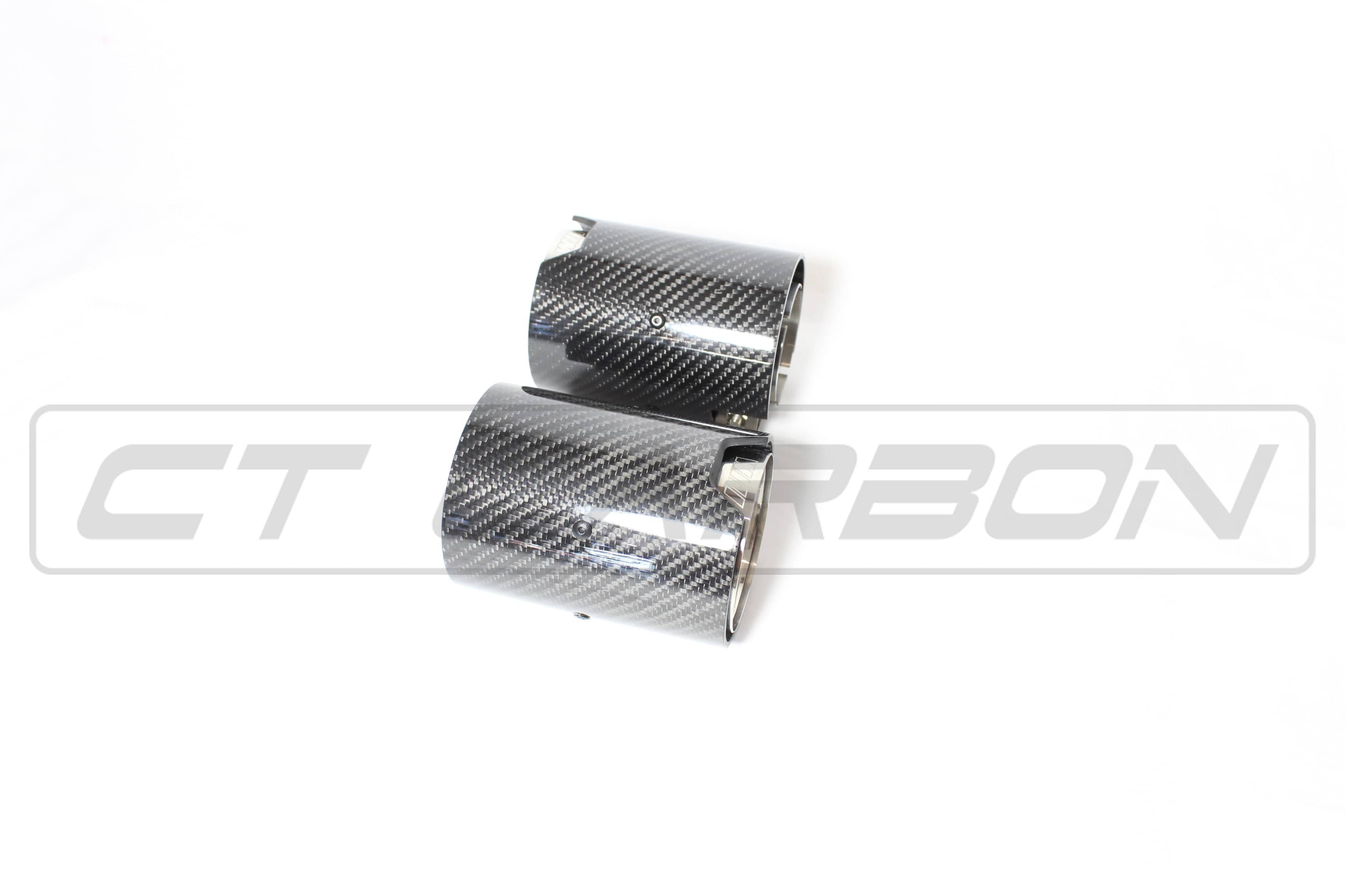 CT CARBON Exhaust Tips BMW CARBON EXHAUST TIPS 135i/140i/235i/240i/335i/340i/435i/440i - CHROME (SET OF 2)