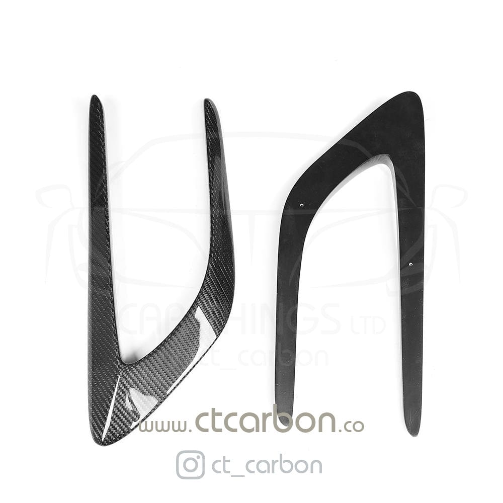 CT CARBON External Styling MERCEDES C63/C63S W205 COUPE CARBON FIBRE WING TRIMS