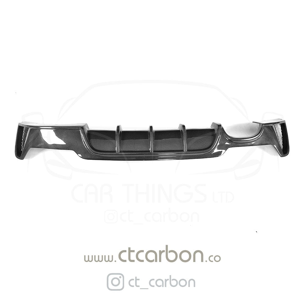 CT CARBON Splitter BMW F32 4 SERIES COUPE FULL CARBON FIBRE KIT - MP STYLE