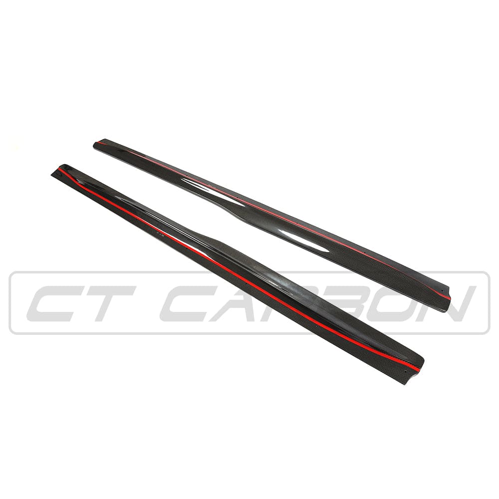 CT CARBON Splitter BMW M4 (F82 F83) CARBON FIBRE SIDE SKIRTS - PS STYLE