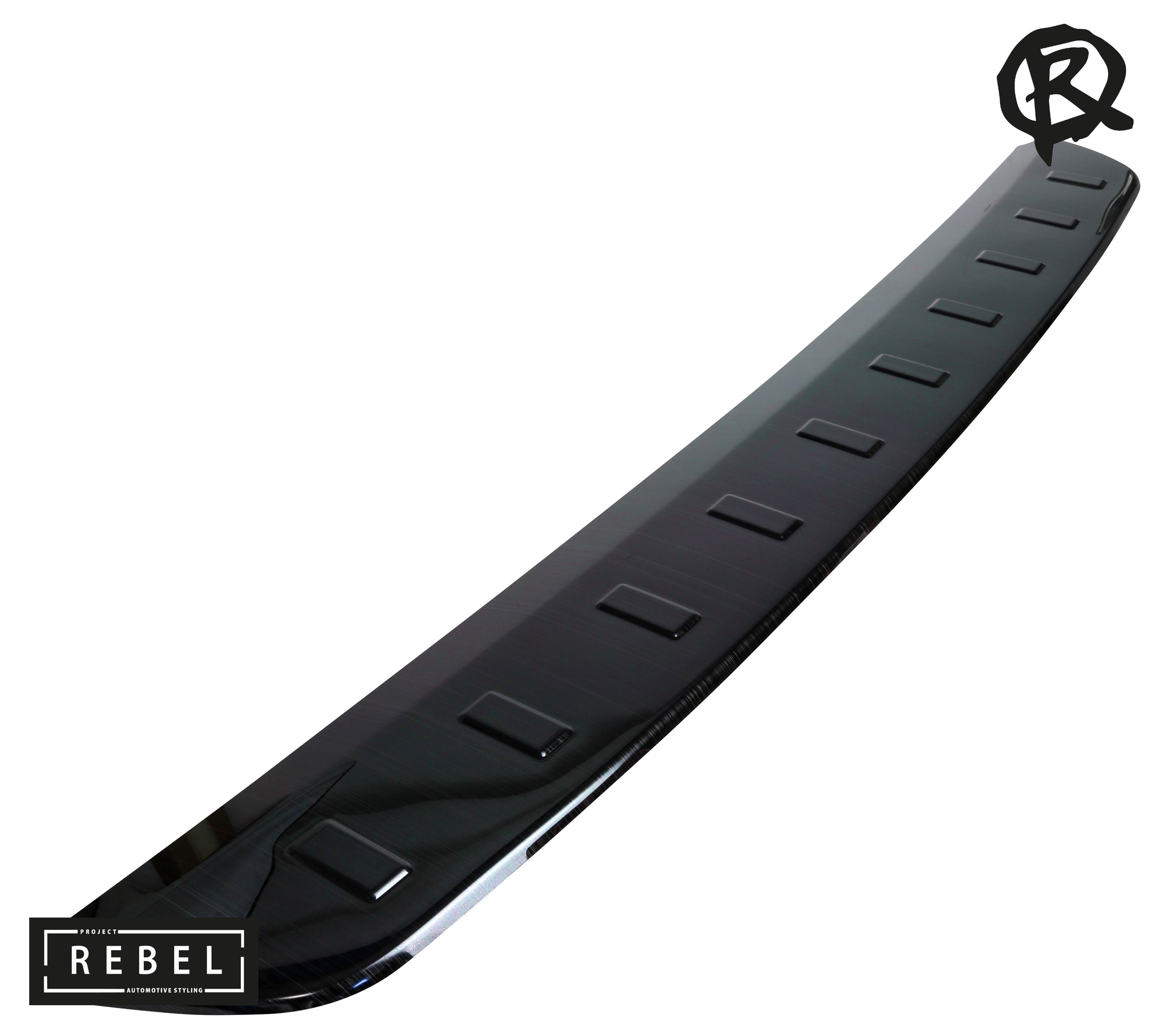 Defender L663 Extended Tailgate Scratch Protection Trim v2 - Gloss Black