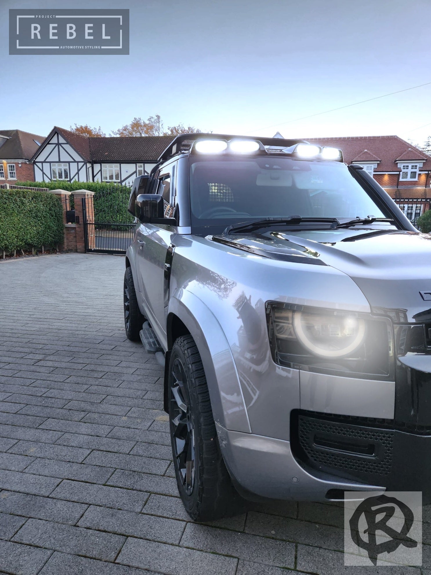 Defender L663 Wide Wheel Arch Kit 90/110 - Gloss Black