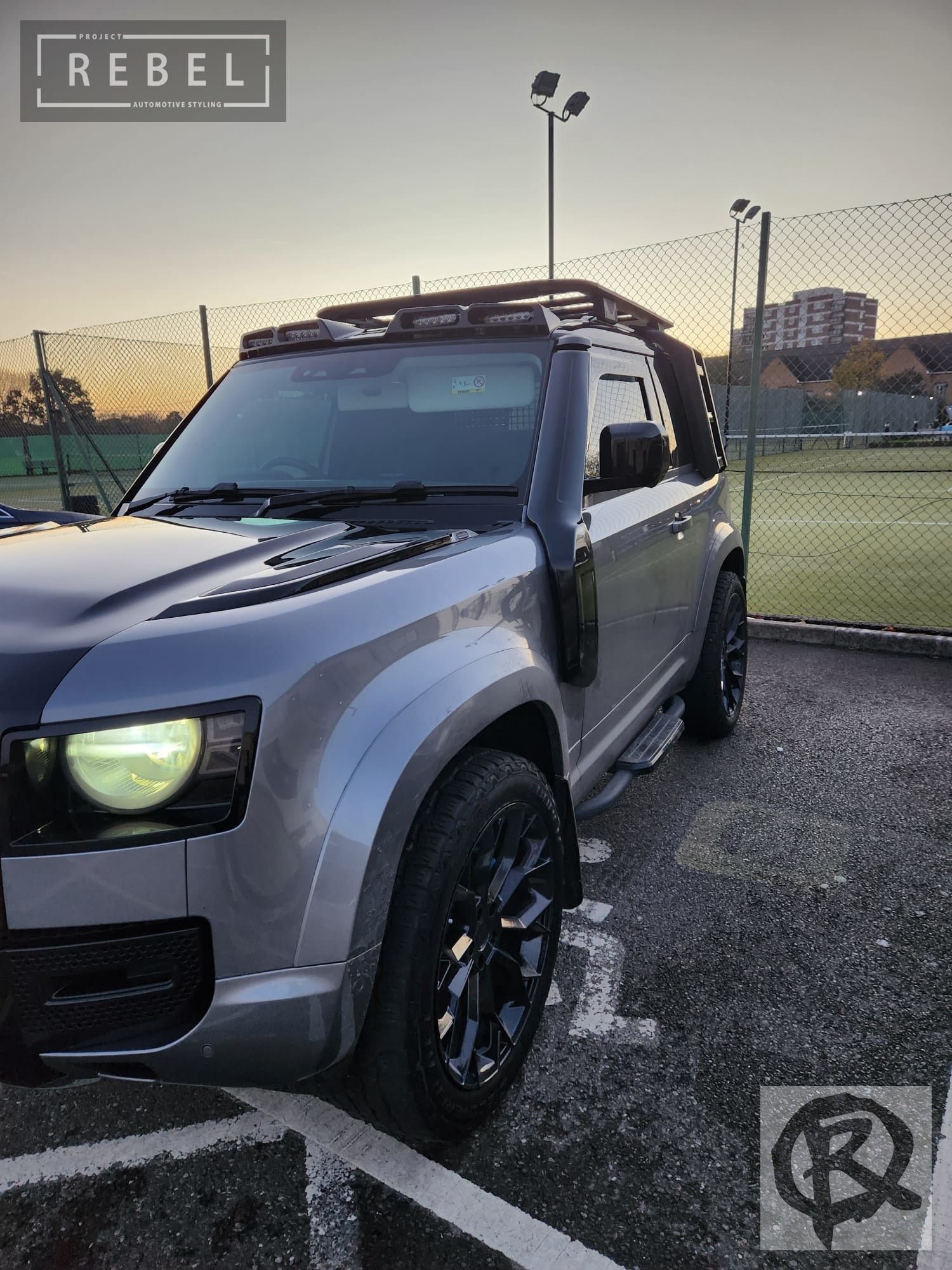 Defender L663 Snorkel / Air Intake - Gloss Black